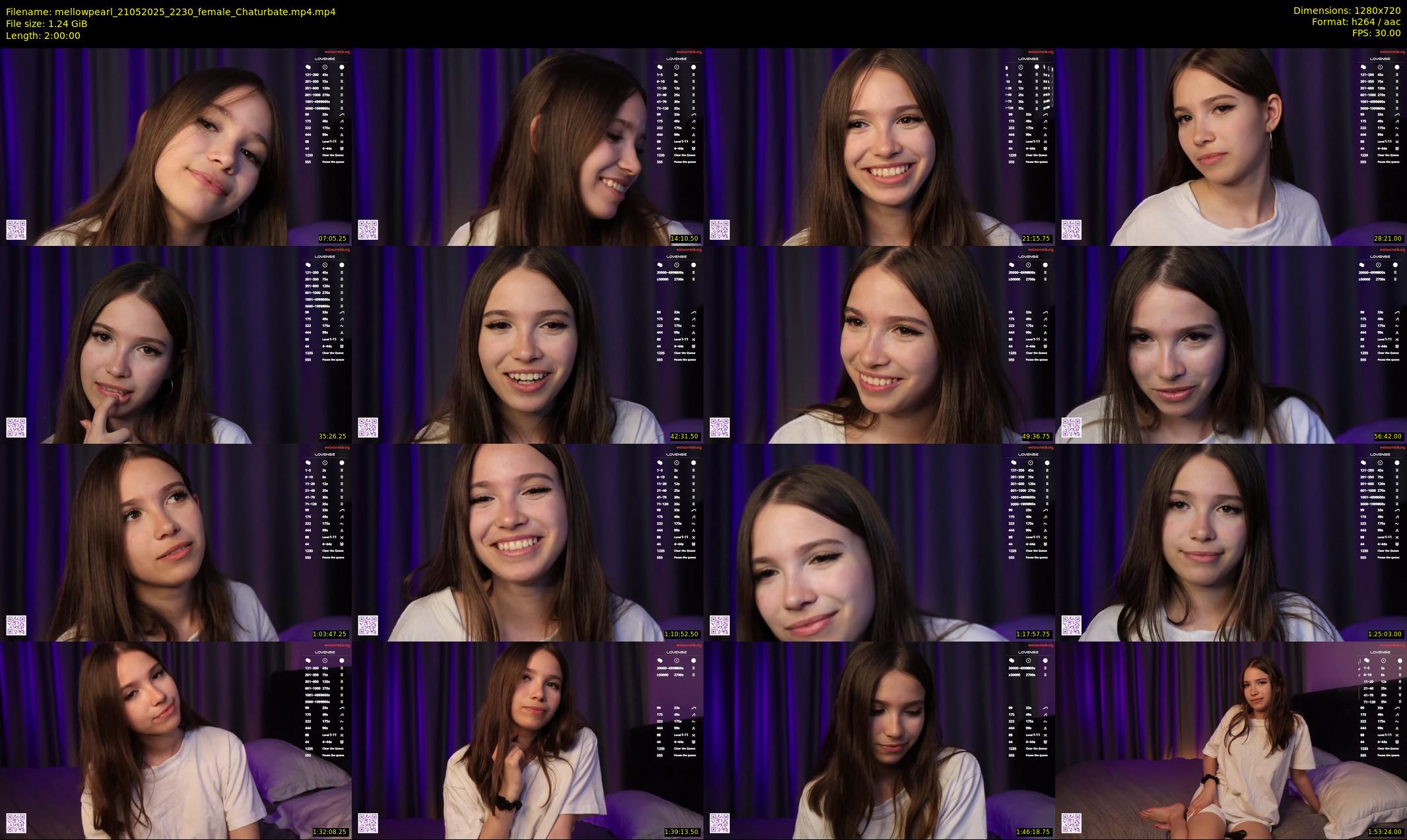 mellowpearl — 120 minute Chaturbate female cam show recording, 720p, May 21, 2025