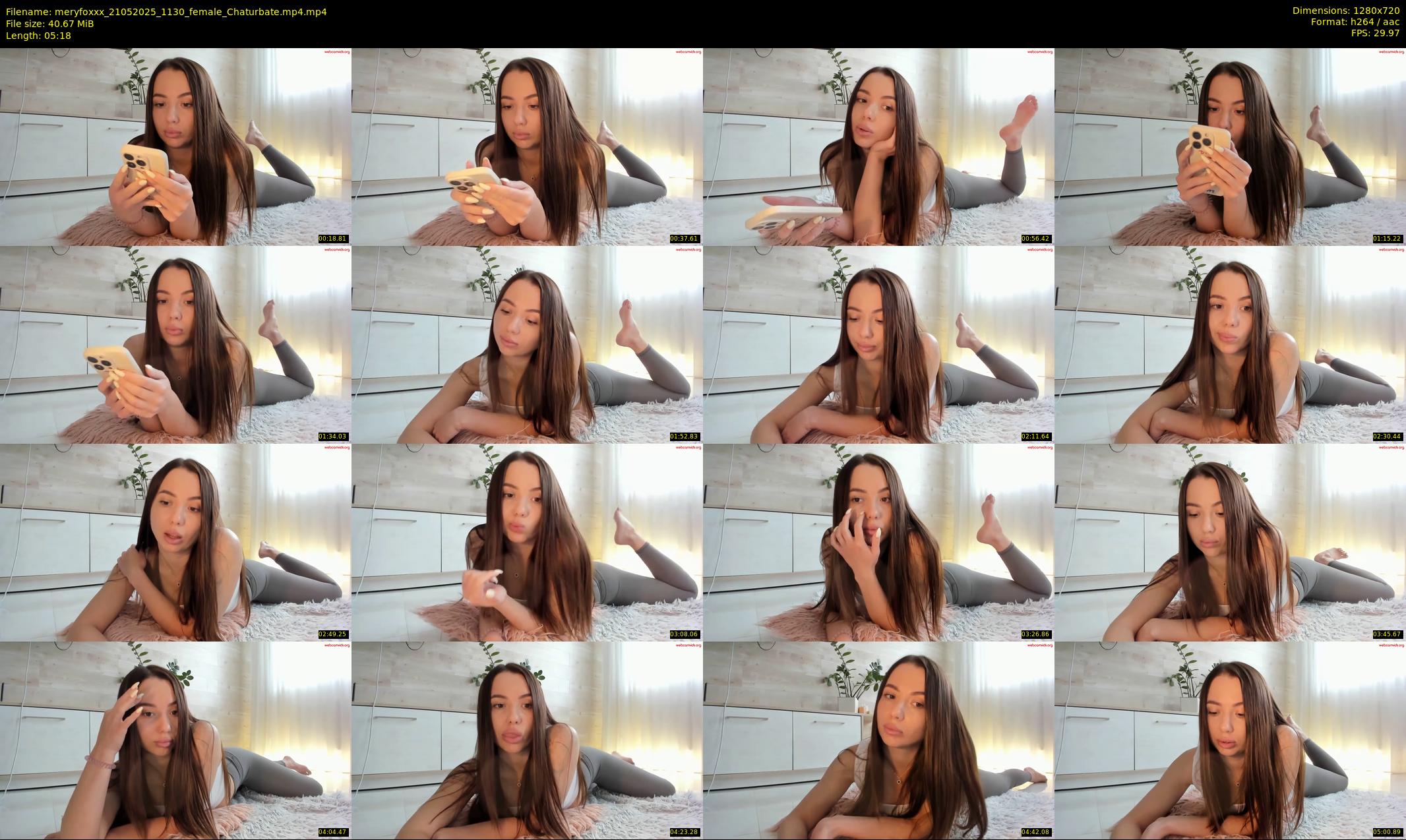 meryfoxxx — 6 minute Chaturbate female cam show recording, 720p, May 21, 2025