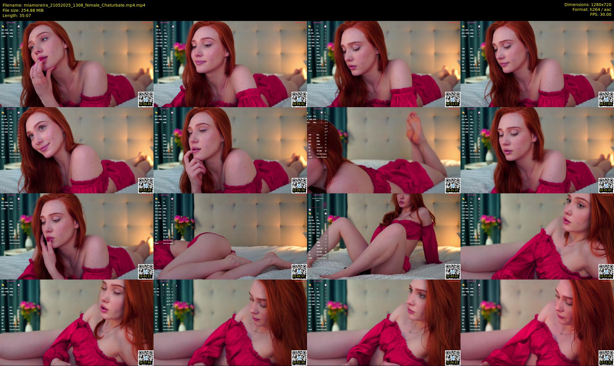 miamoreira — 36 minute Chaturbate female cam show recording, 720p, May 21, 2025