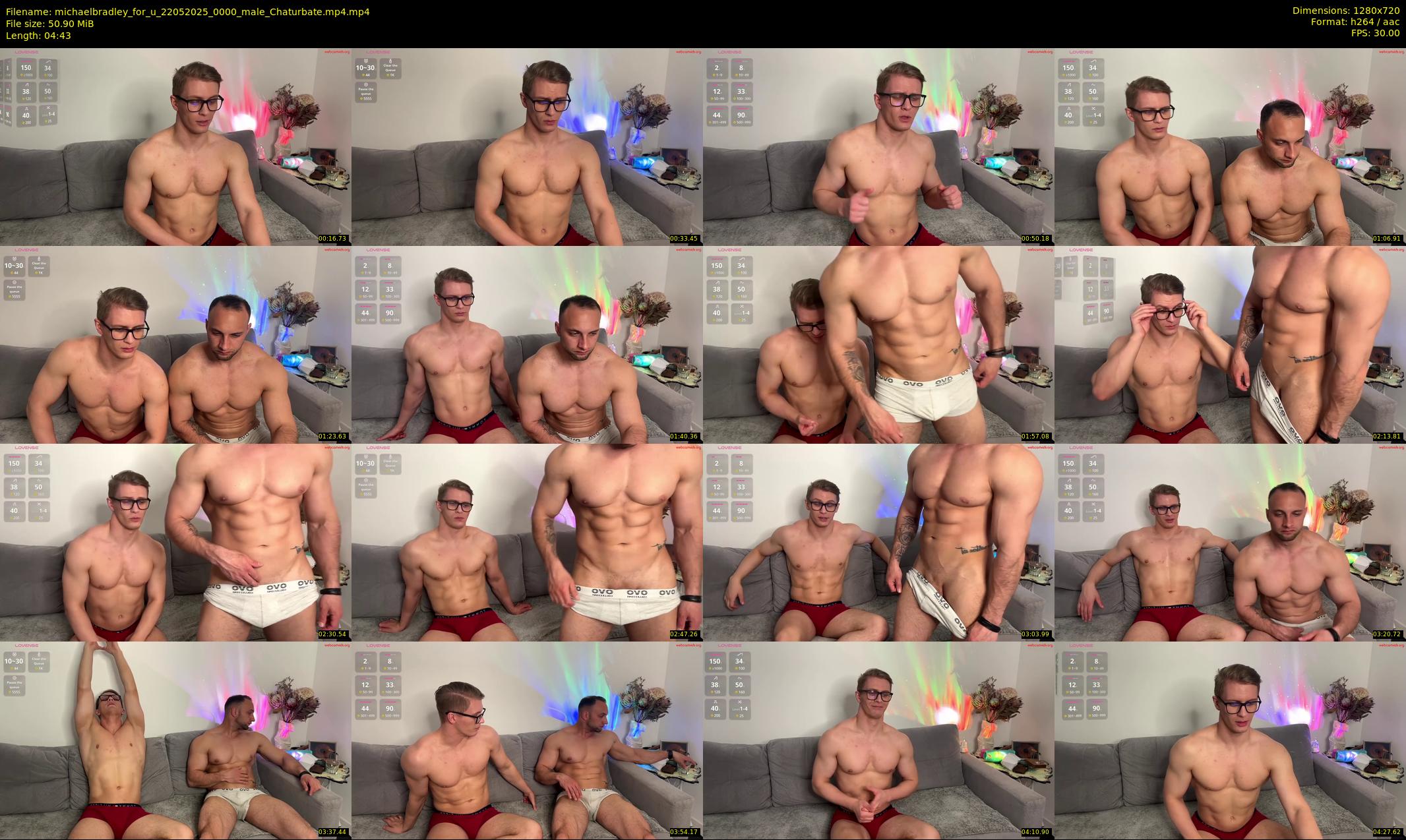 michaelbradley_for_u — 5 minute Chaturbate male cam show recording, 720p, May 22, 2025