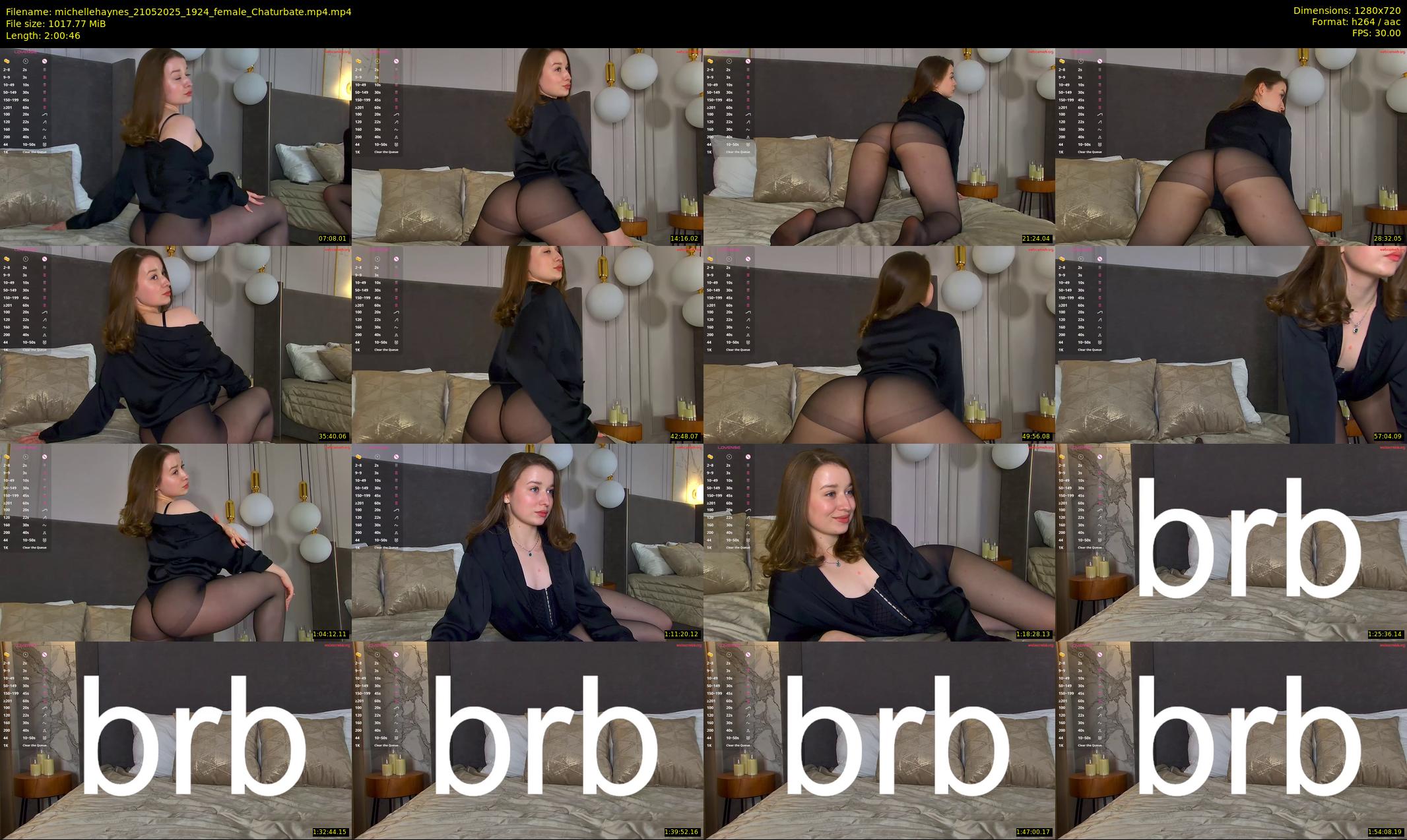 michellehaynes — 121 minute Chaturbate female cam show recording, 720p, May 21, 2025