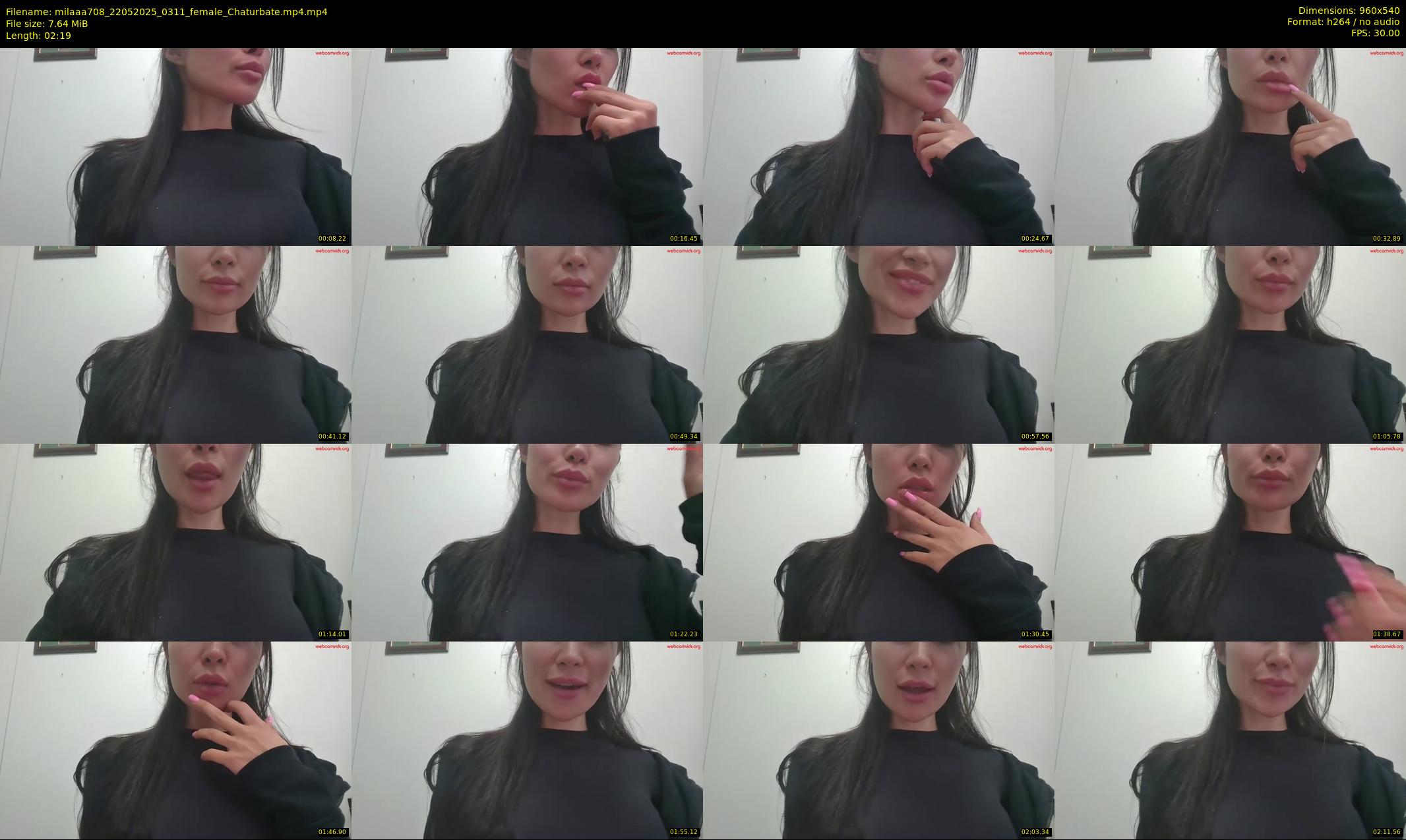 milaaa708 — 3 minute Chaturbate female cam show recording, 480p, May 22, 2025