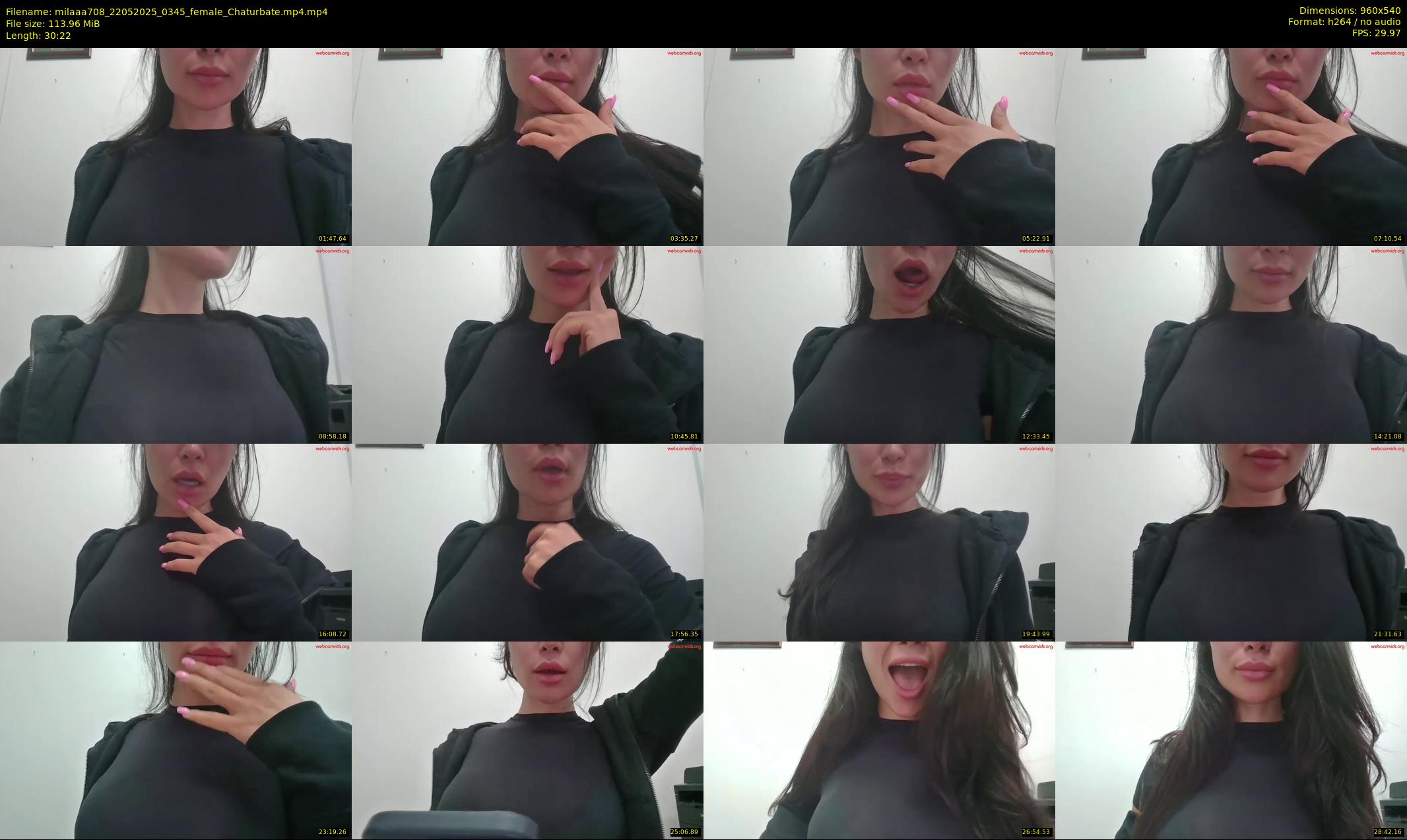 milaaa708 — 31 minute Chaturbate female cam show recording, 480p, May 22, 2025