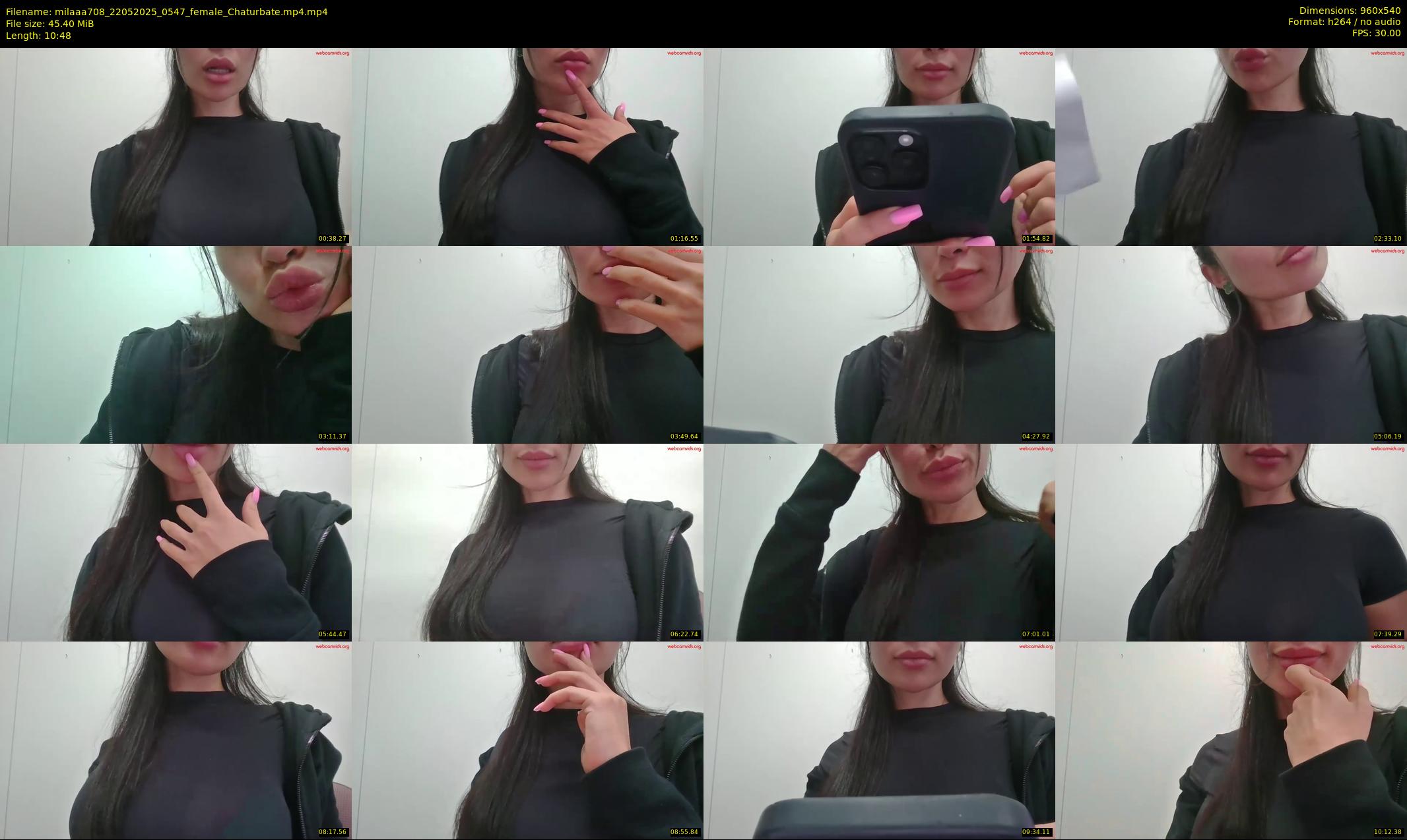 milaaa708 — 11 minute Chaturbate female cam show recording, 480p, May 22, 2025