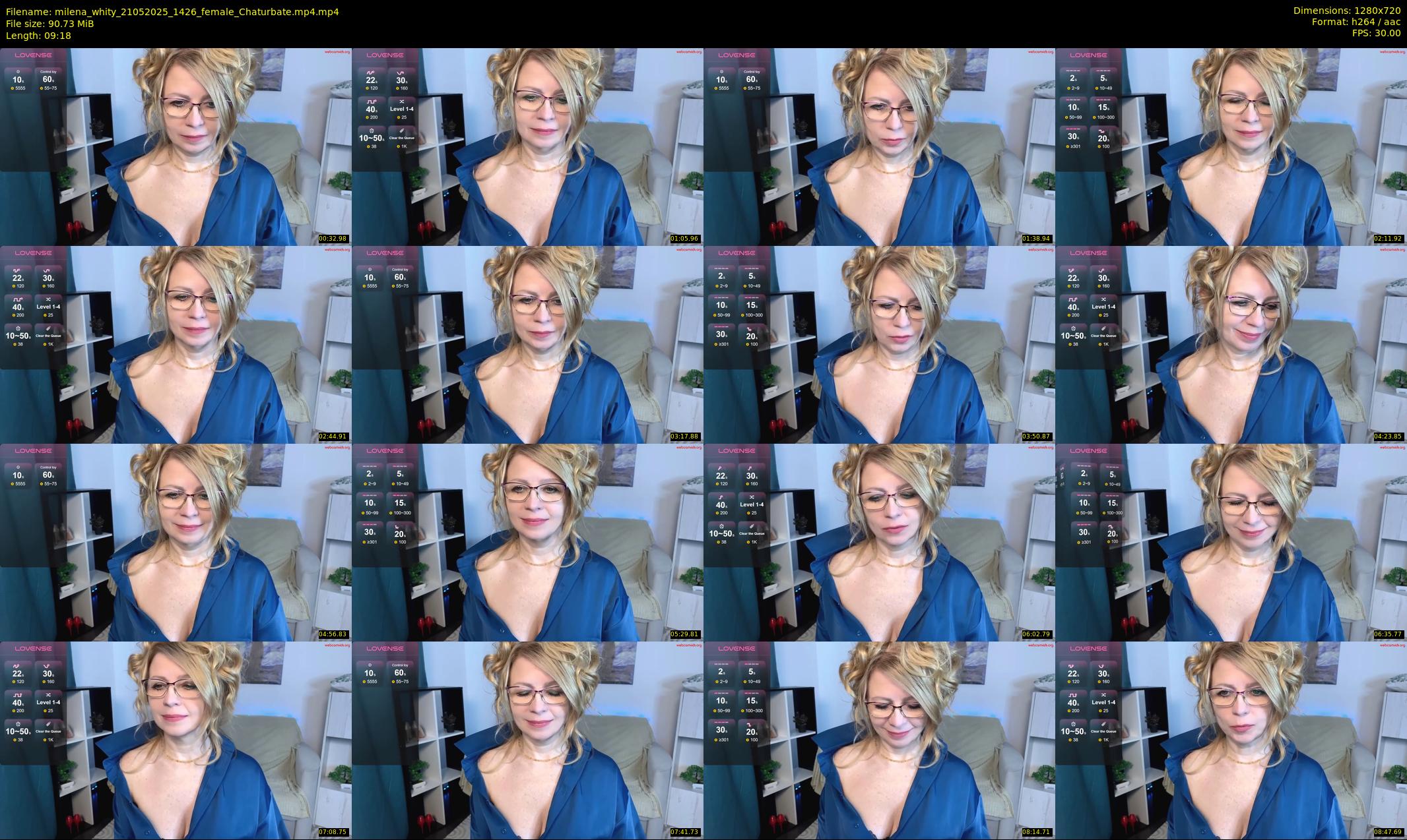 milena_whity — 10 minute Chaturbate female cam show recording, 720p, May 21, 2025