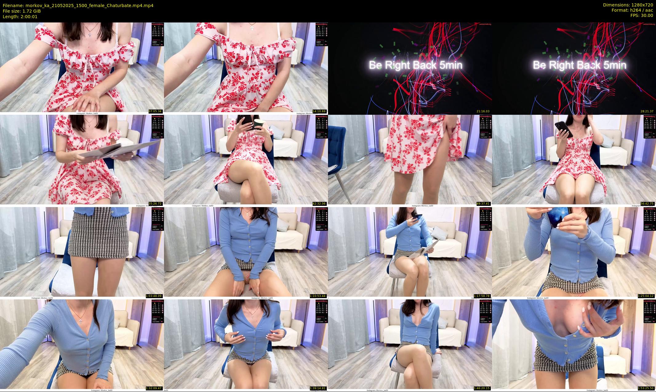 morkov_ka — 121 minute Chaturbate female cam show recording, 720p, May 21, 2025