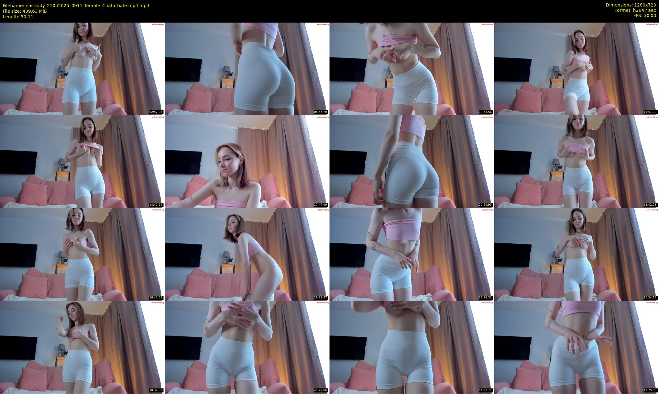 nasslady — 51 minute Chaturbate female cam show recording, 720p, May 21, 2025