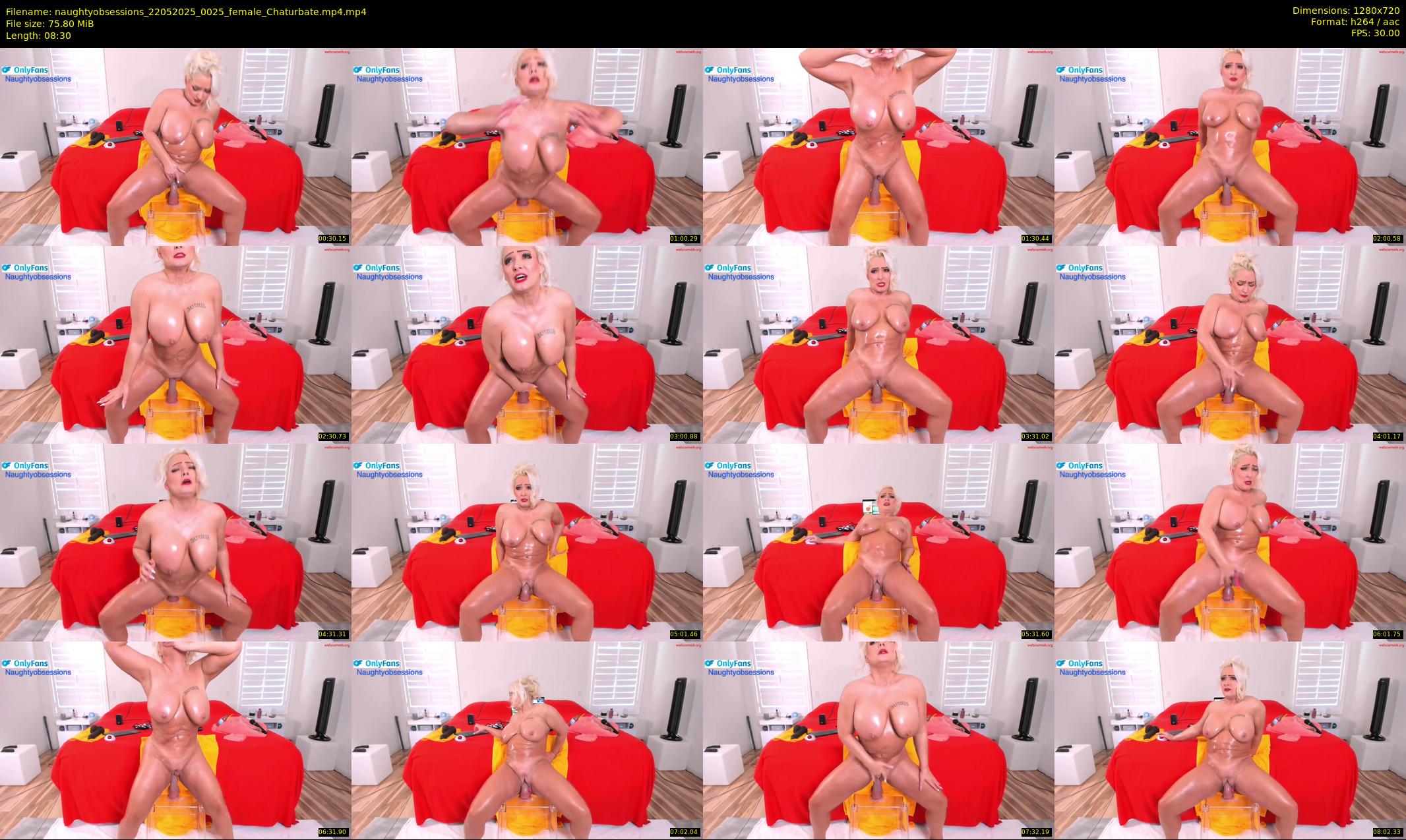 naughtyobsessions — 9 minute Chaturbate female cam show recording, 720p, May 22, 2025