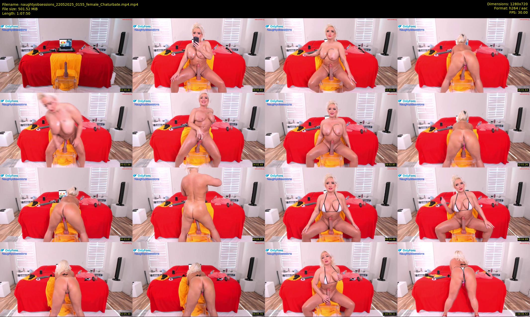 naughtyobsessions — 68 minute Chaturbate female cam show recording, 720p, May 22, 2025