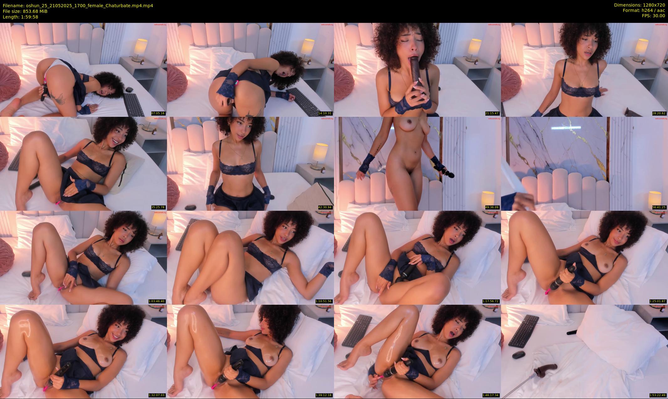 oshun_25 — 120 minute Chaturbate female cam show recording, 720p, May 21, 2025