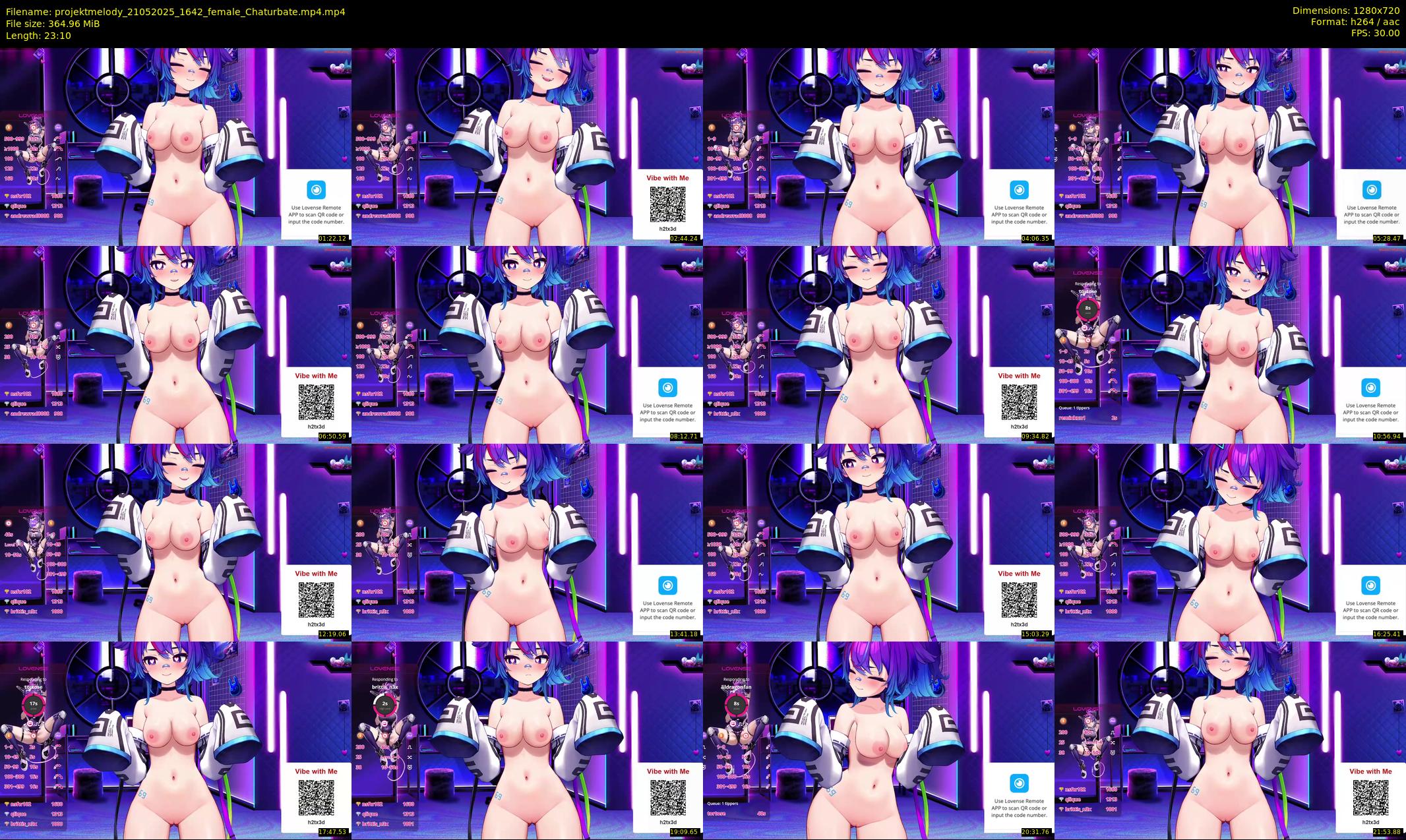 projektmelody — 24 minute Chaturbate female cam show recording, 720p, May 21, 2025