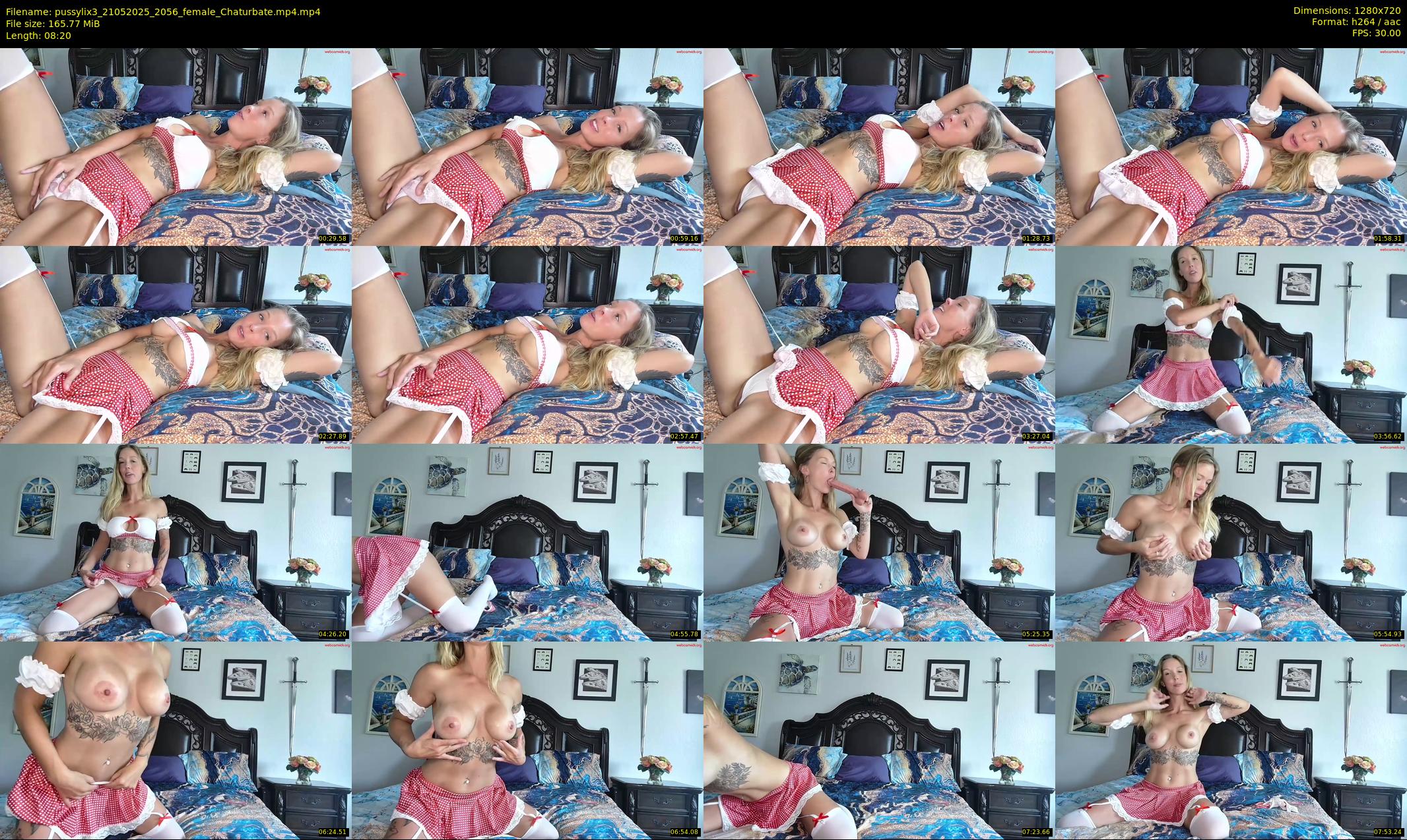 pussylix3 — 9 minute Chaturbate female cam show recording, 720p, May 21, 2025