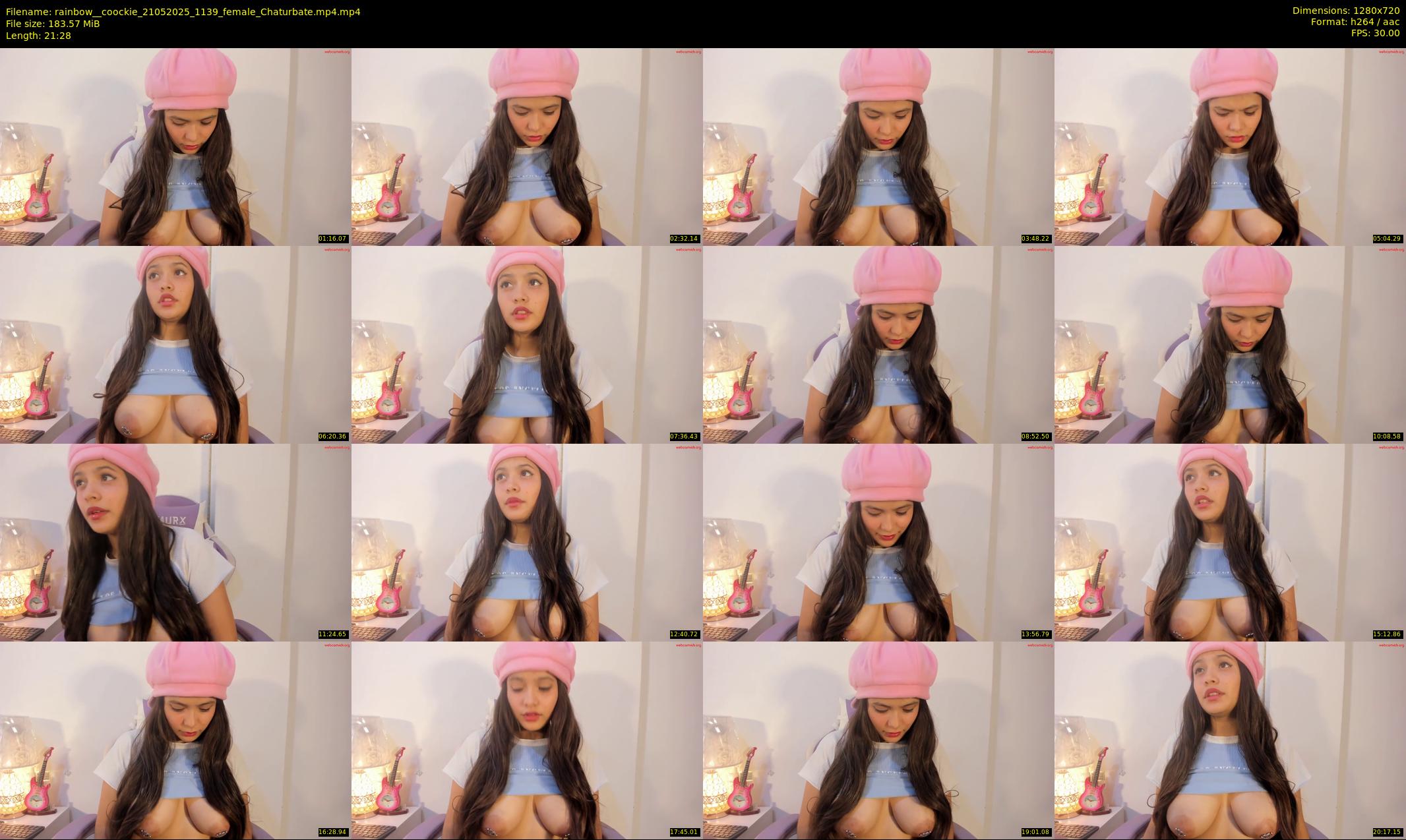 rainbow__coockie — 22 minute Chaturbate female cam show recording, 720p, May 21, 2025