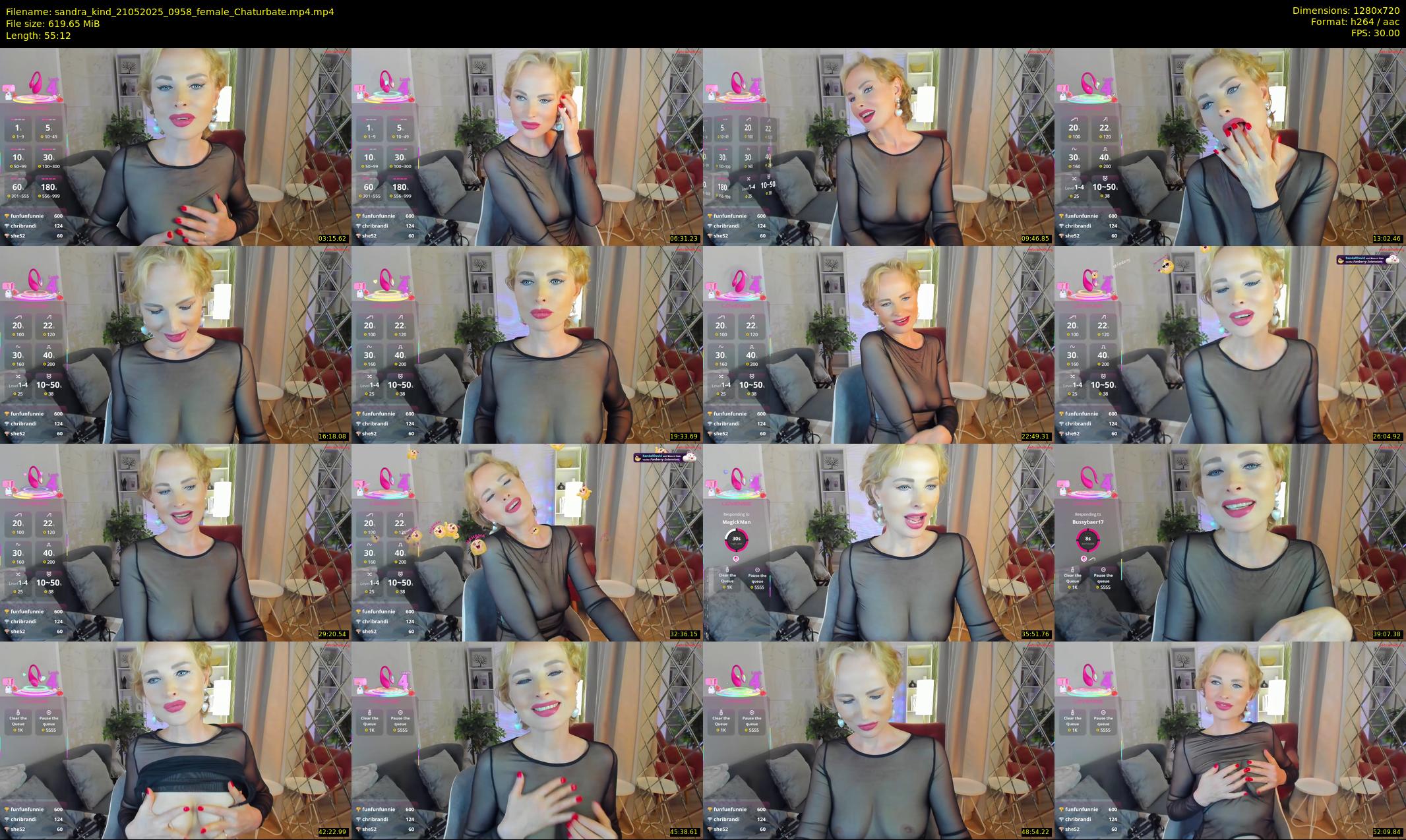 sandra_kind — 56 minute Chaturbate female cam show recording, 720p, May 21, 2025
