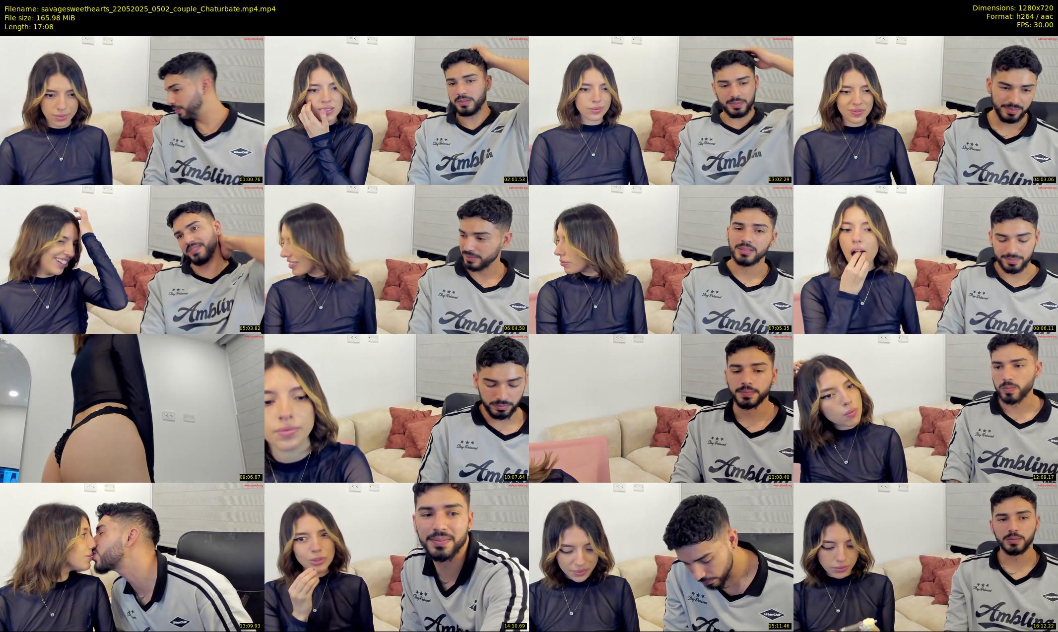 savagesweethearts — 18 minute Chaturbate couple cam show recording, 720p, May 22, 2025