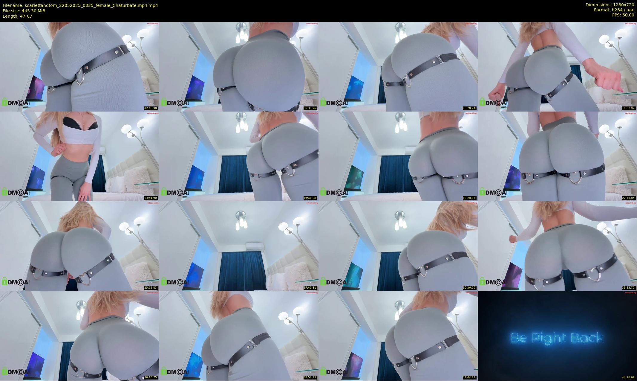 scarlettandtom — 48 minute Chaturbate couple cam show recording, 720p, May 22, 2025