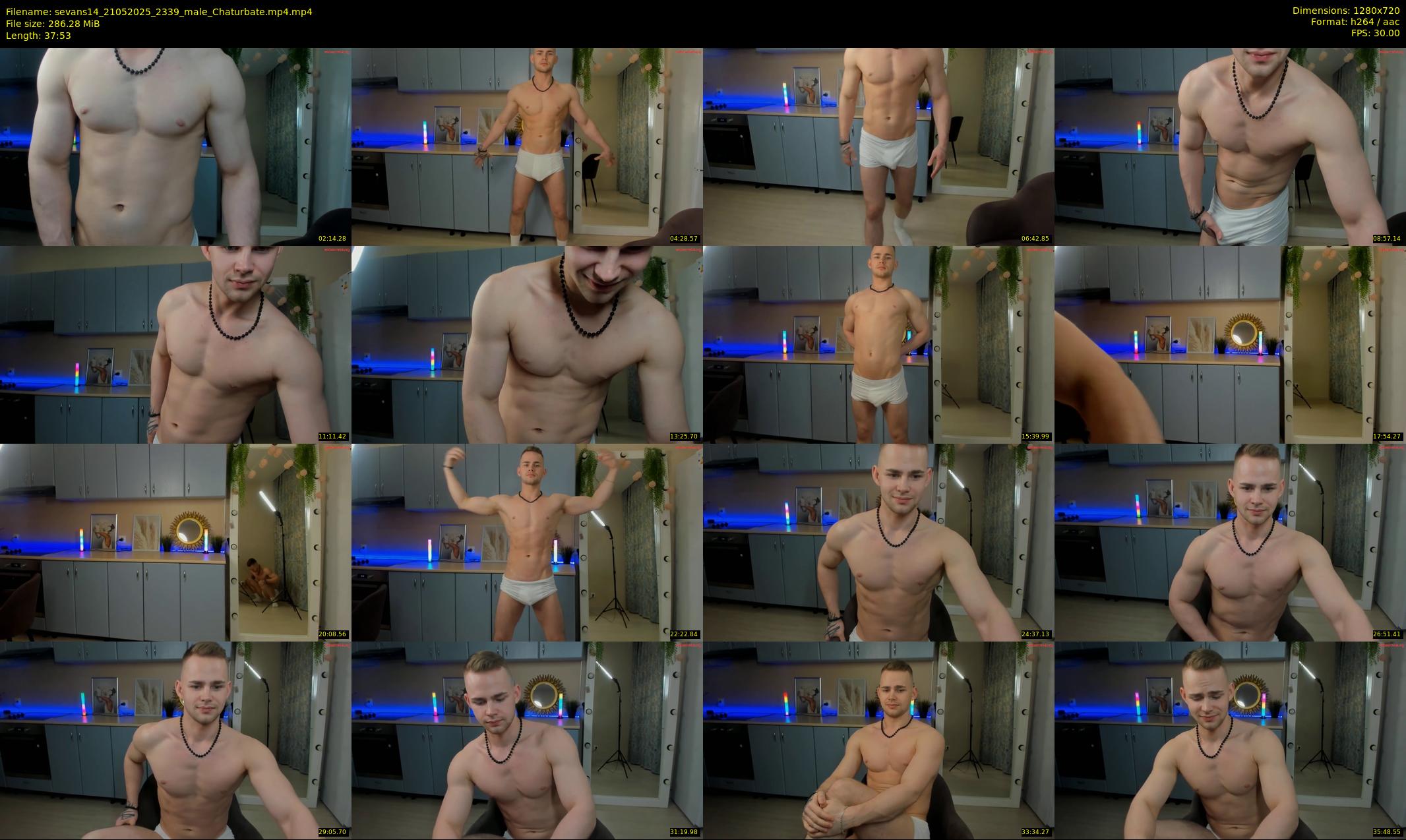 sevans14 — 38 minute Chaturbate male cam show recording, 720p, May 21, 2025