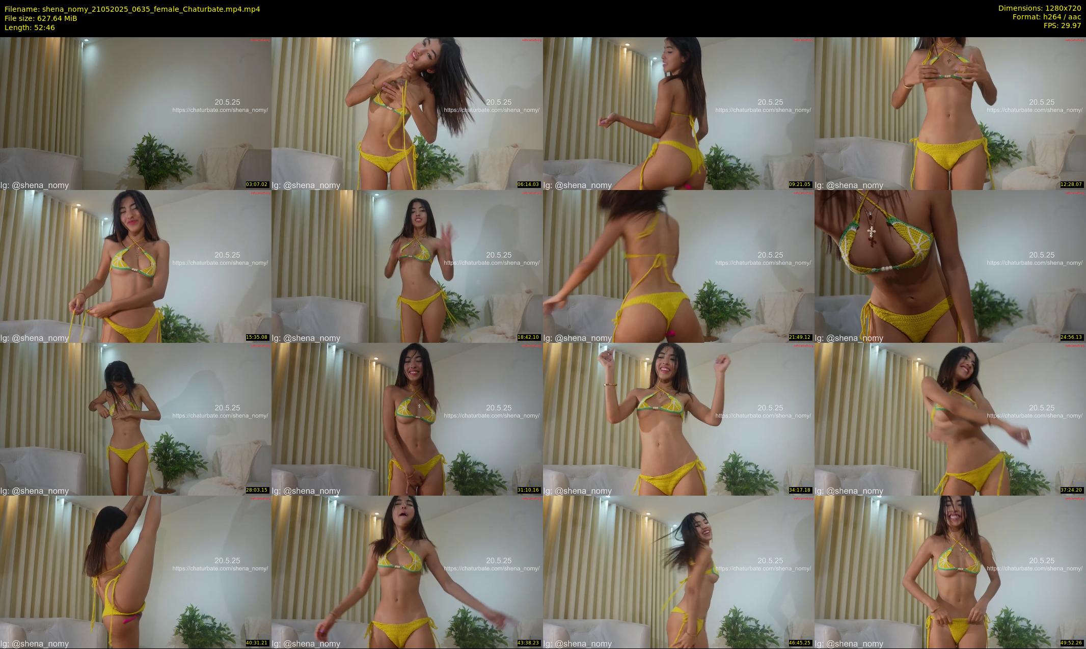 shena_nomy — 53 minute Chaturbate female cam show recording, 720p, May 21, 2025