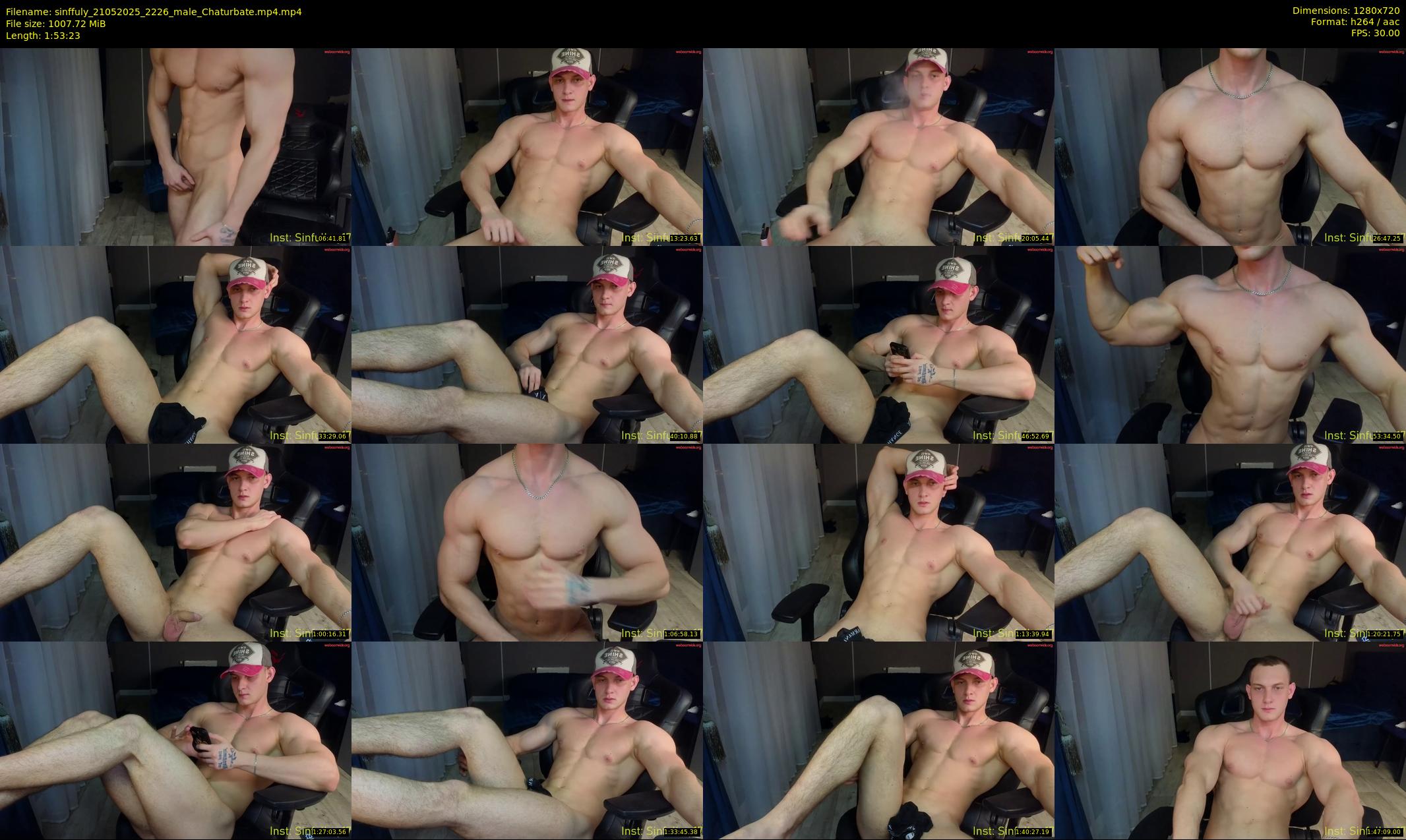 sinffuly — 114 minute Chaturbate male cam show recording, 720p, May 21, 2025