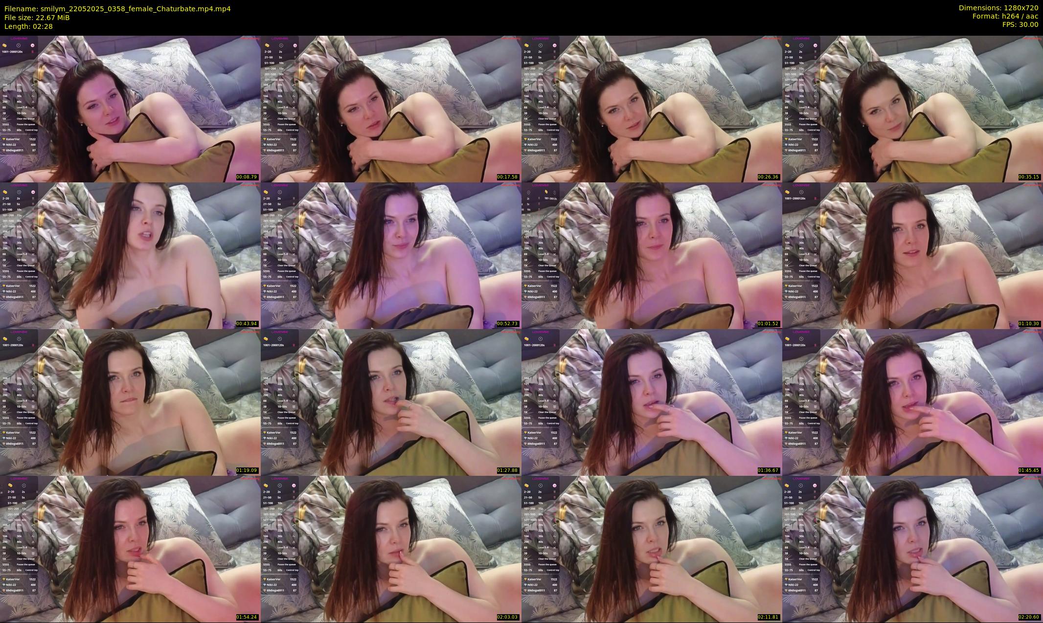 smilym — 3 minute Chaturbate female cam show recording, 720p, May 22, 2025