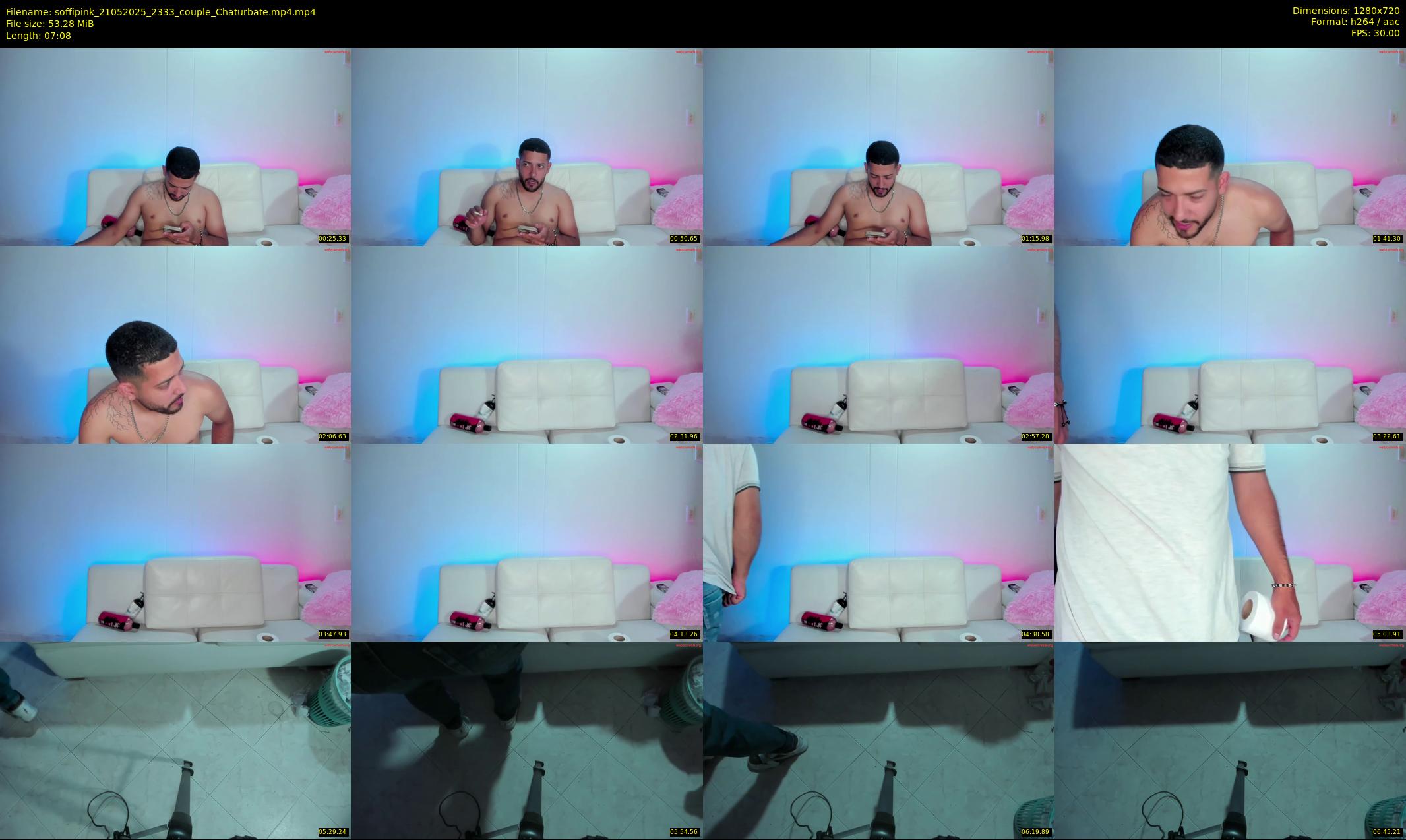 soffipink — 8 minute Chaturbate couple cam show recording, 720p, May 21, 2025
