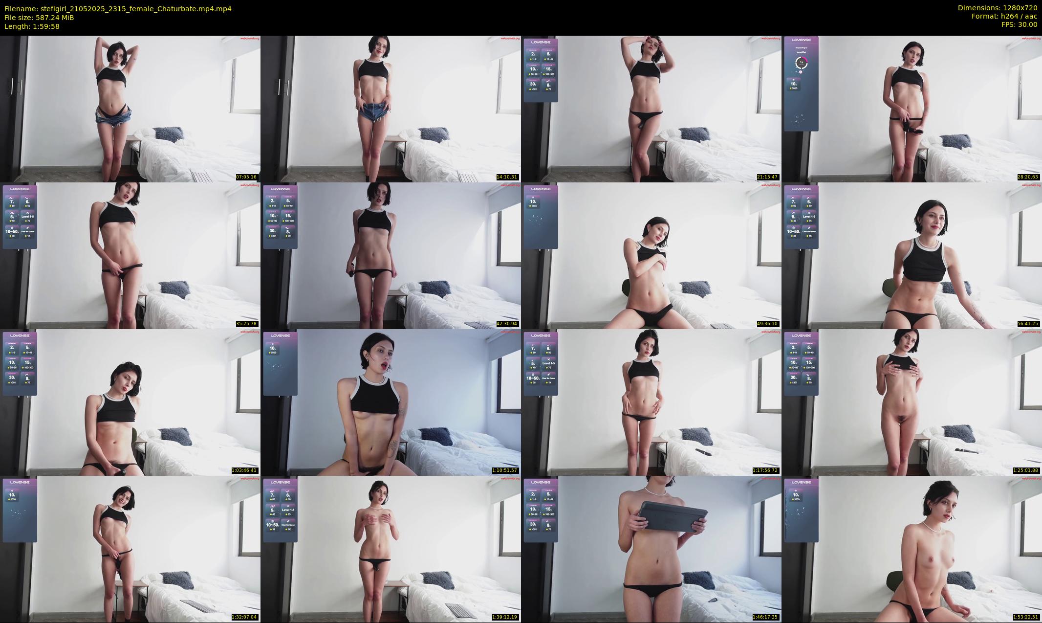 stefigirl — 120 minute Chaturbate female cam show recording, 720p, May 21, 2025