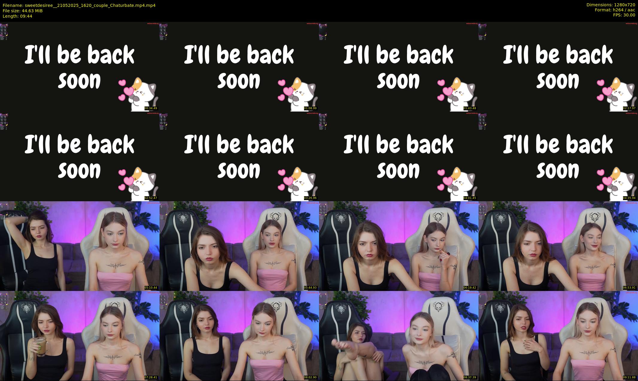 sweetdesiree_ — 10 minute Chaturbate couple cam show recording, 720p, May 21, 2025