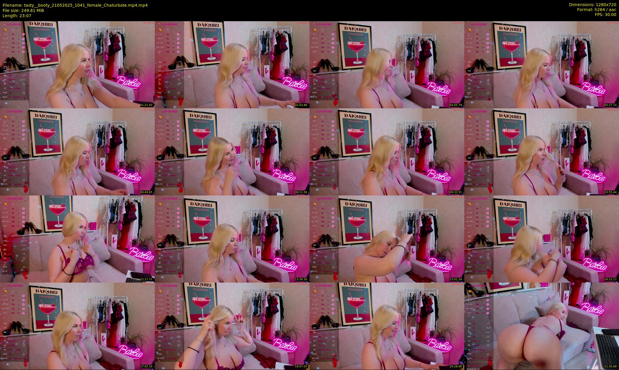 tasty__booty — 24 minute Chaturbate female cam show recording, 720p, May 21, 2025