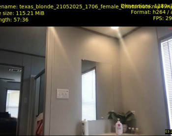 texas_blonde — 58 minute Chaturbate female cam show recording, 720p, May 21, 2025