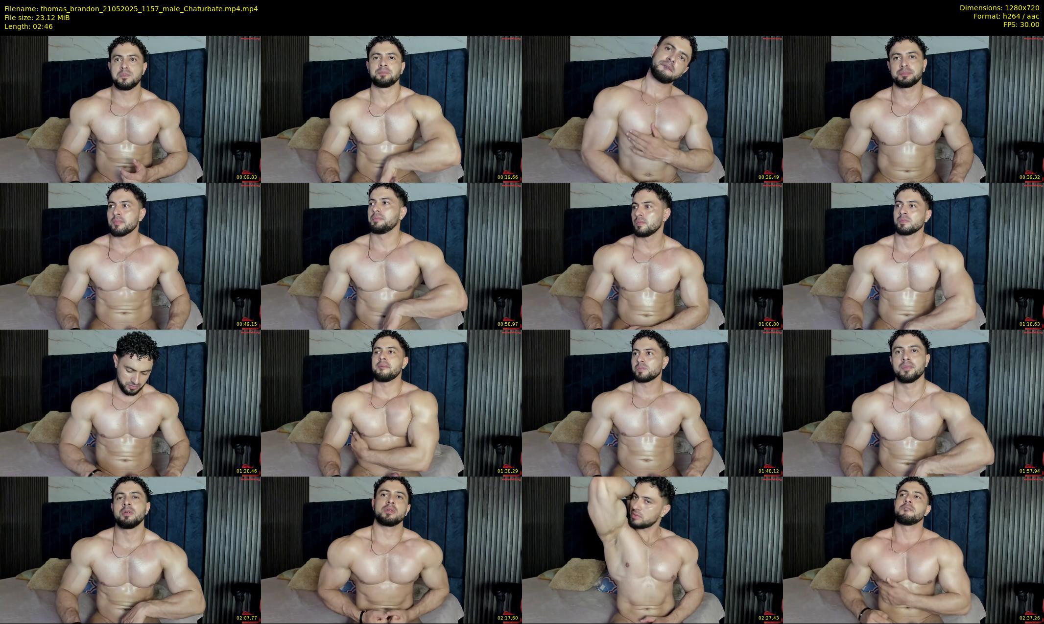 thomas_brandon — 3 minute Chaturbate male cam show recording, 720p, May 21, 2025