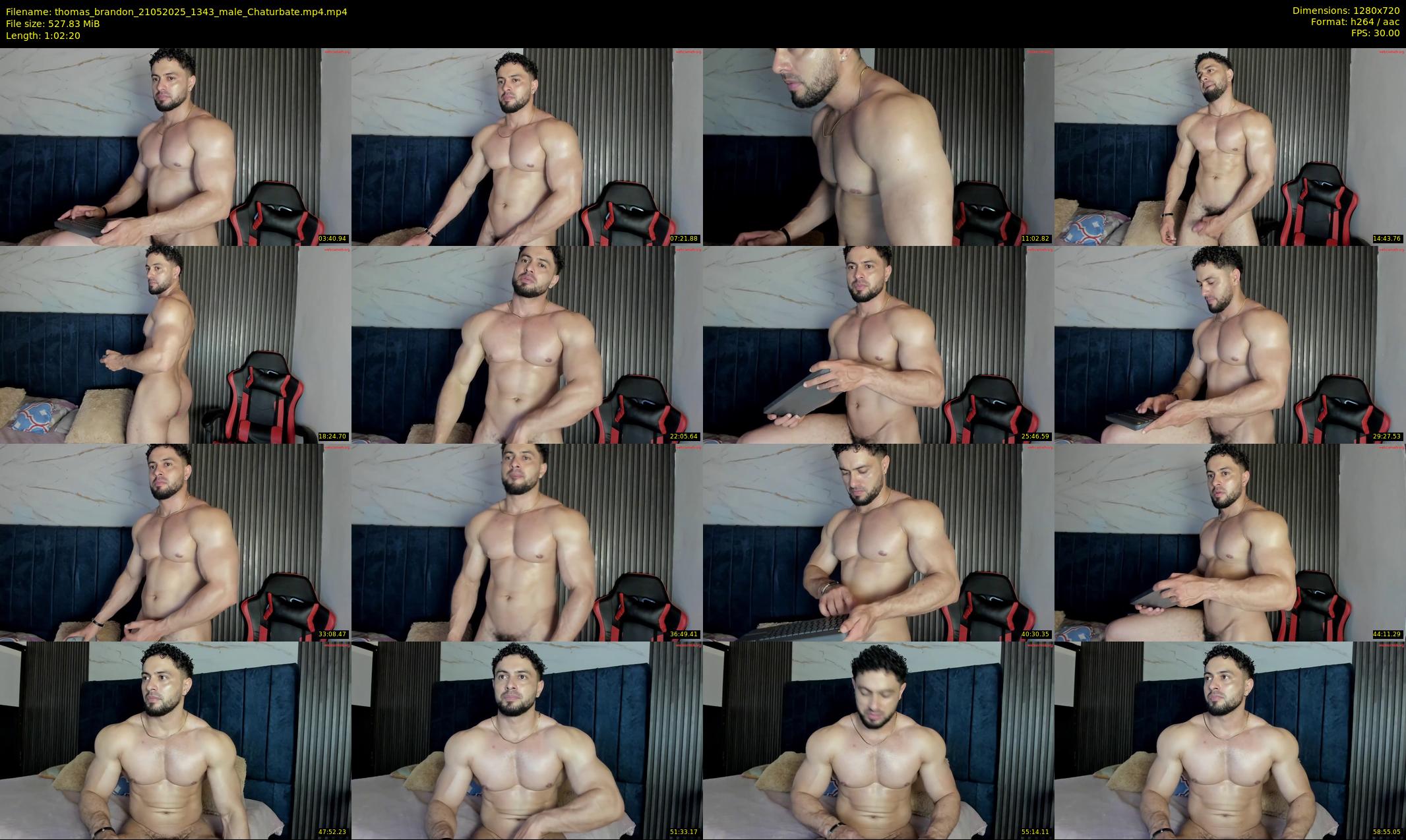 thomas_brandon — 63 minute Chaturbate male cam show recording, 720p, May 21, 2025