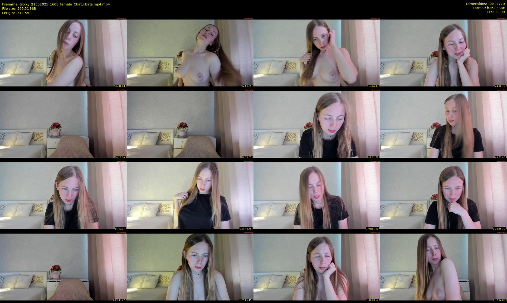 tixxxy — 103 minute Chaturbate female cam show recording, 720p, May 21, 2025