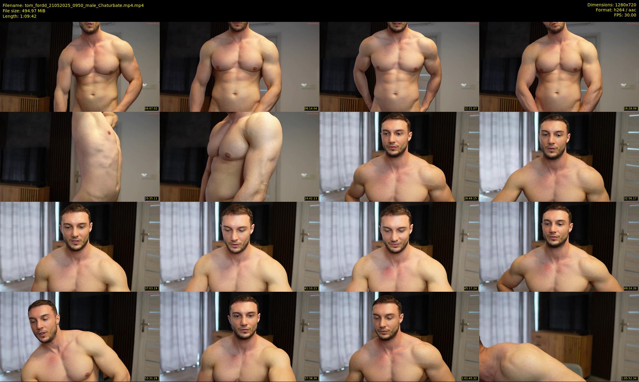 tom_fordd — 70 minute Chaturbate male cam show recording, 720p, May 21, 2025