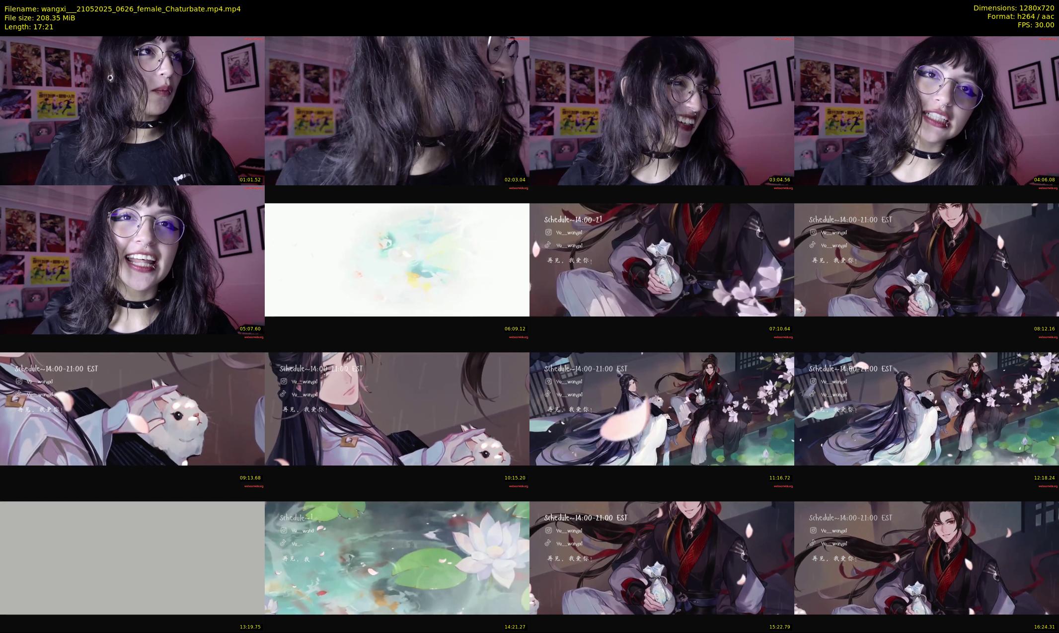 wangxi__ — 18 minute Chaturbate female cam show recording, 720p, May 21, 2025