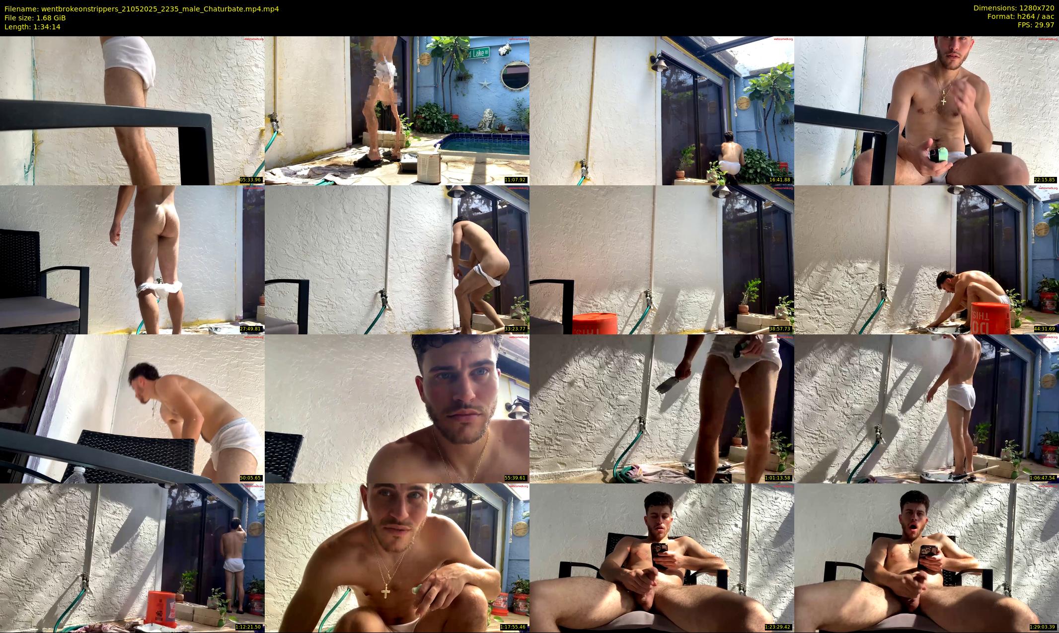 wentbrokeonstrippers — 95 minute Chaturbate male cam show recording, 720p, May 21, 2025