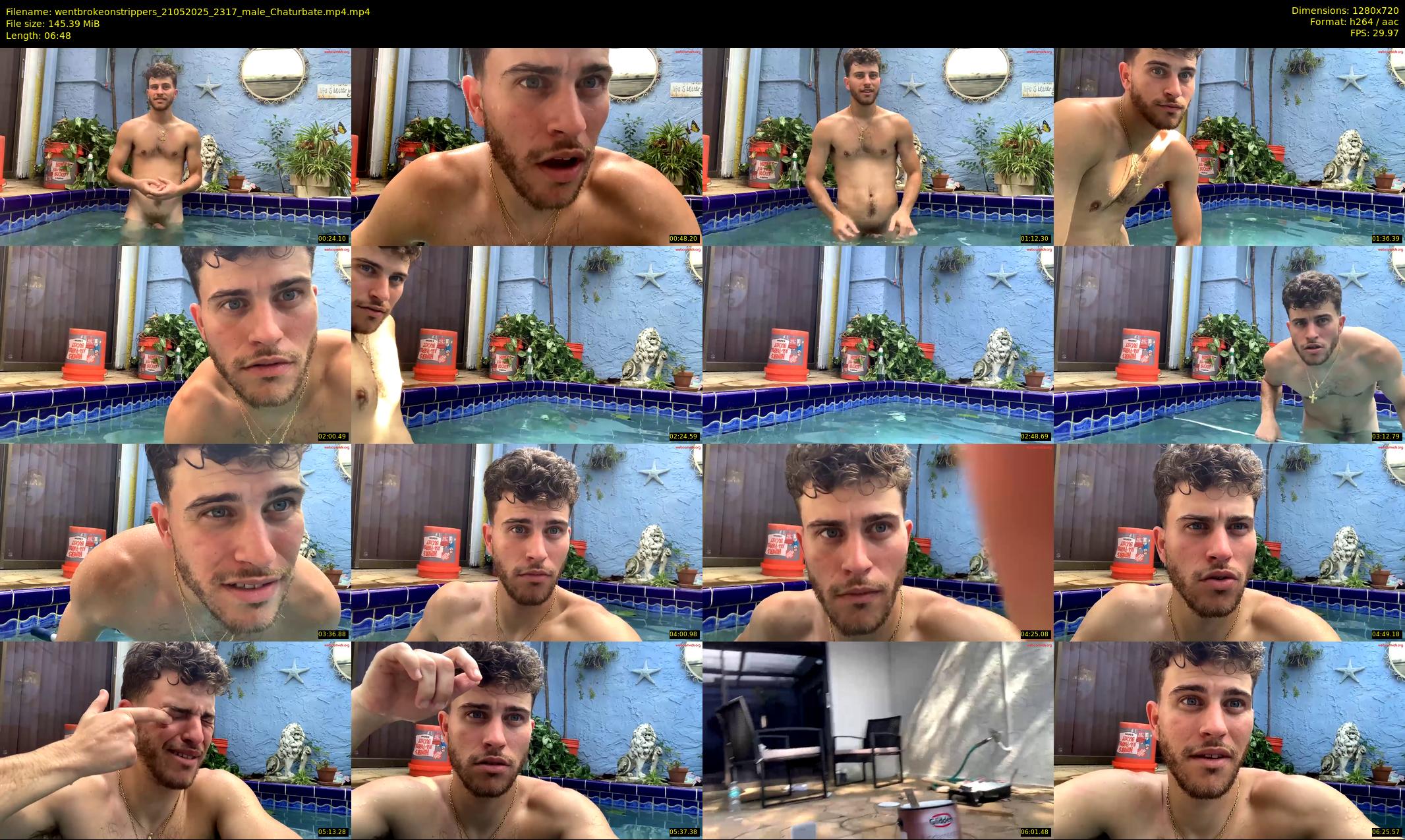 wentbrokeonstrippers — 7 minute Chaturbate male cam show recording, 720p, May 21, 2025