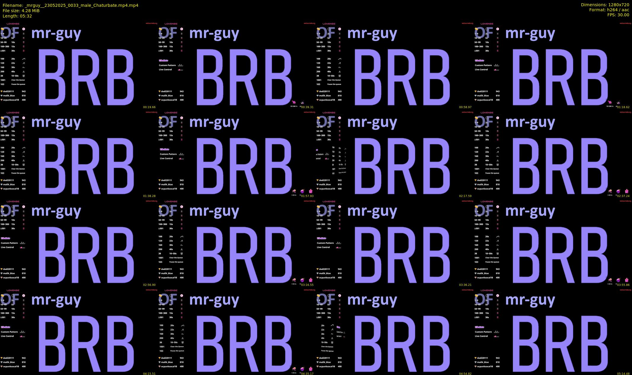 _mrguy_ — 6 minute Chaturbate male cam show recording, 720p, May 23, 2025