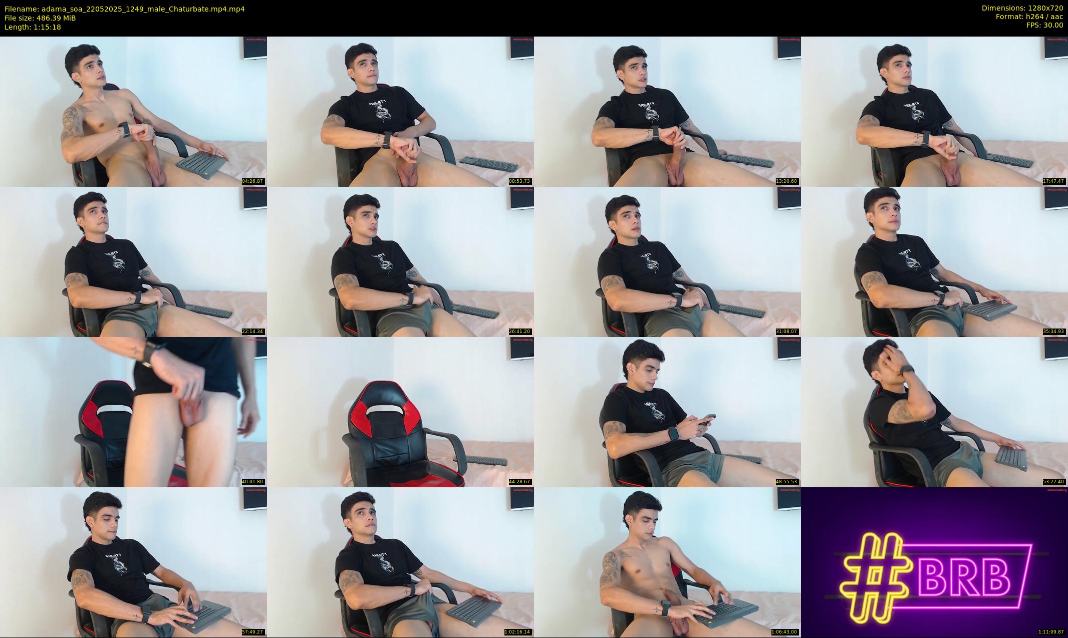 adama_soa — 76 minute Chaturbate male cam show recording, 720p, May 22, 2025