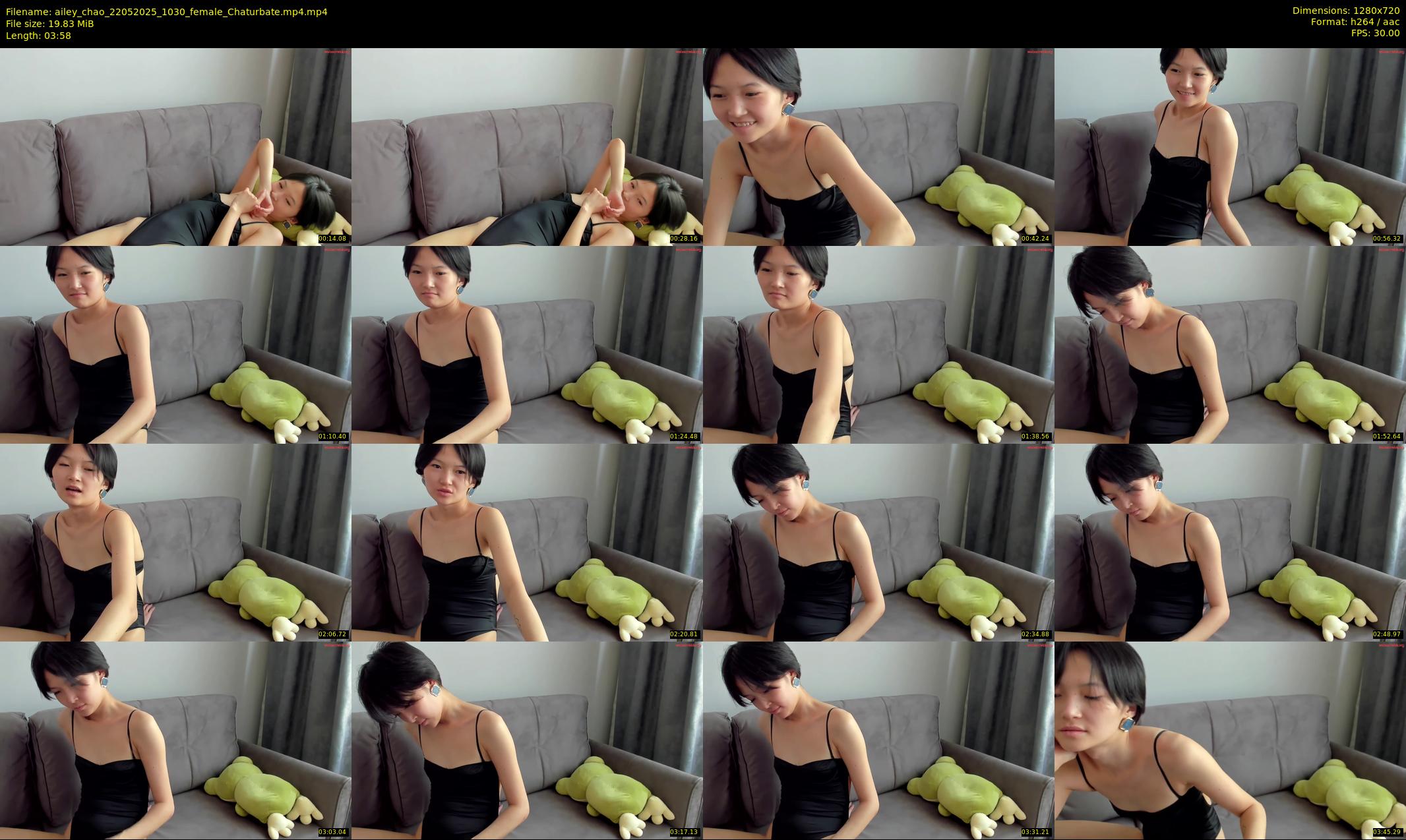 ailey_chao — 4 minute Chaturbate female cam show recording, 720p, May 22, 2025