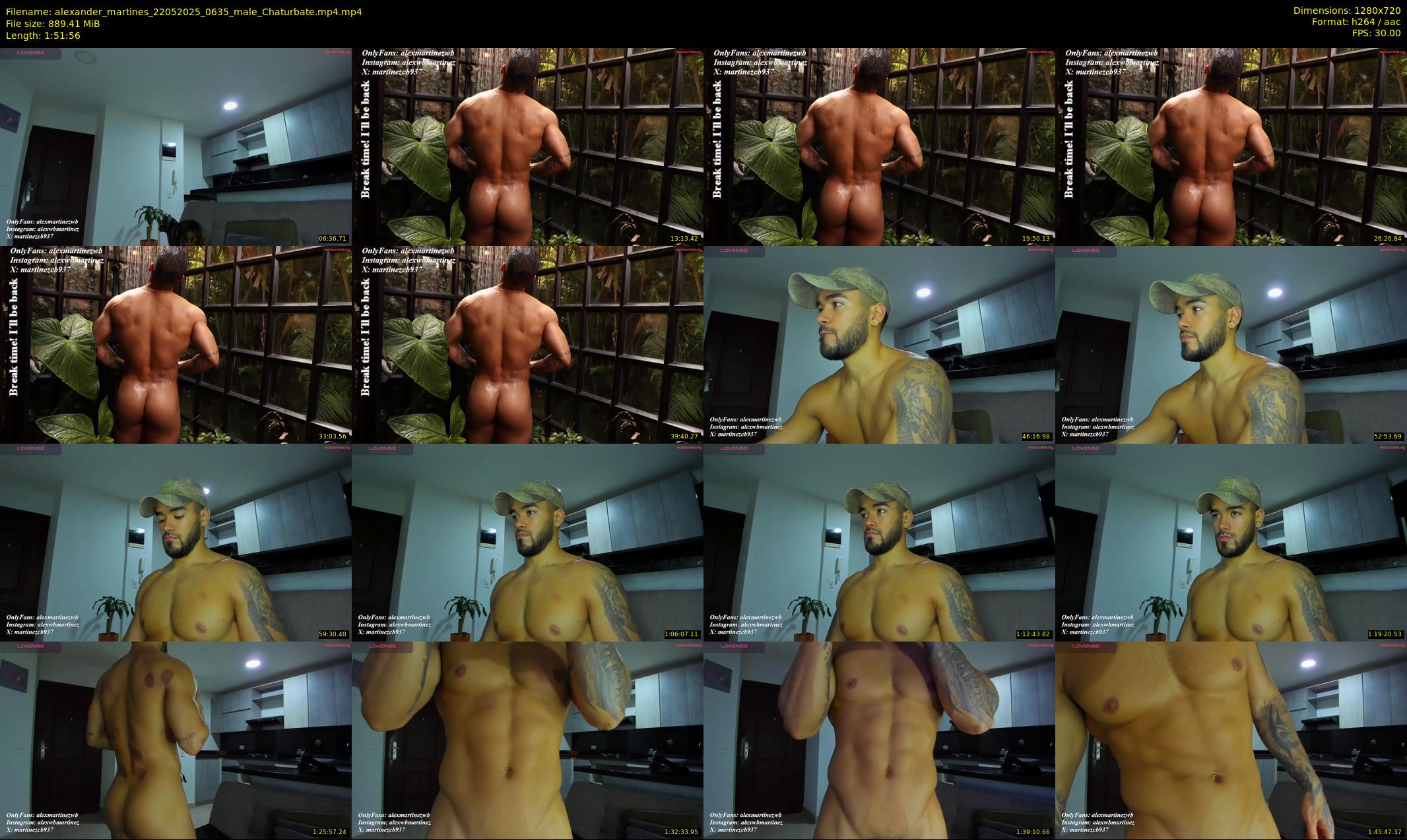 alexander_martines — 112 minute Chaturbate male cam show recording, 720p, May 22, 2025