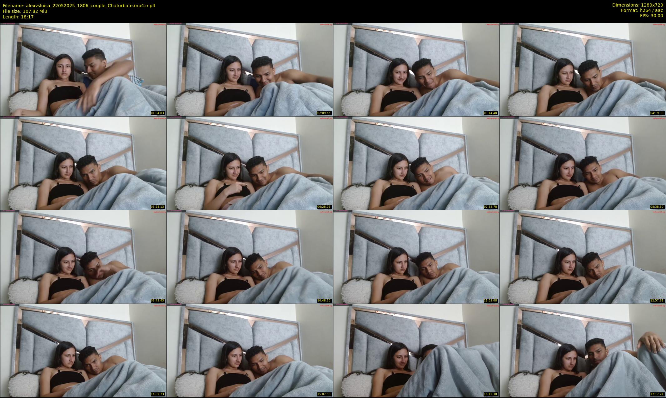 alexvsluisa — 19 minute Chaturbate couple cam show recording, 720p, May 22, 2025