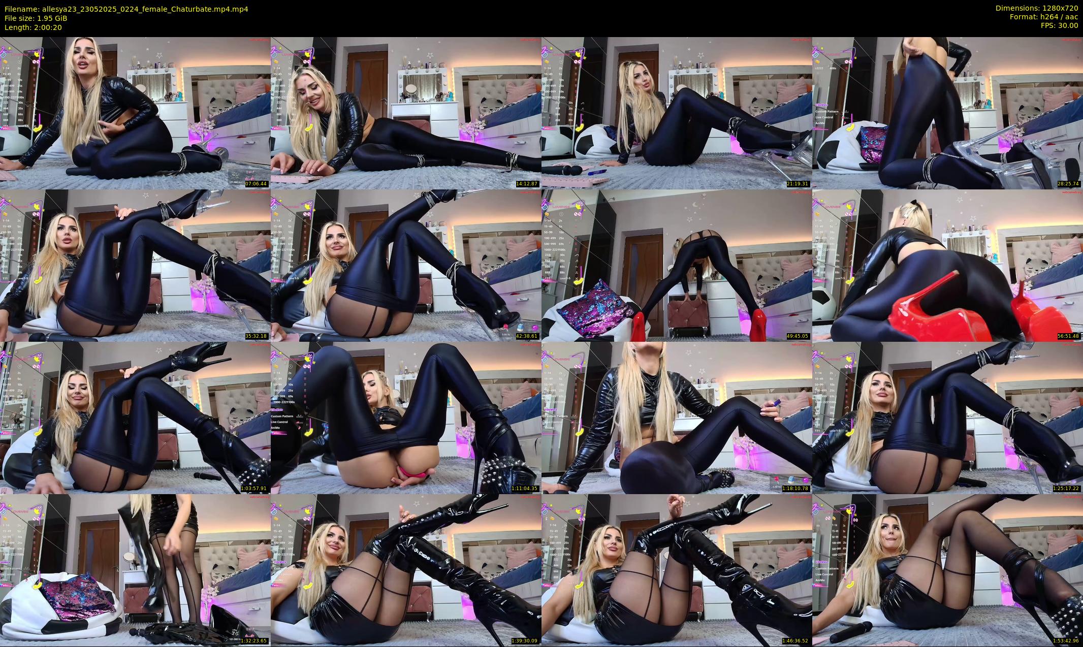 allesya23 — 121 minute Chaturbate female cam show recording, 720p, May 23, 2025