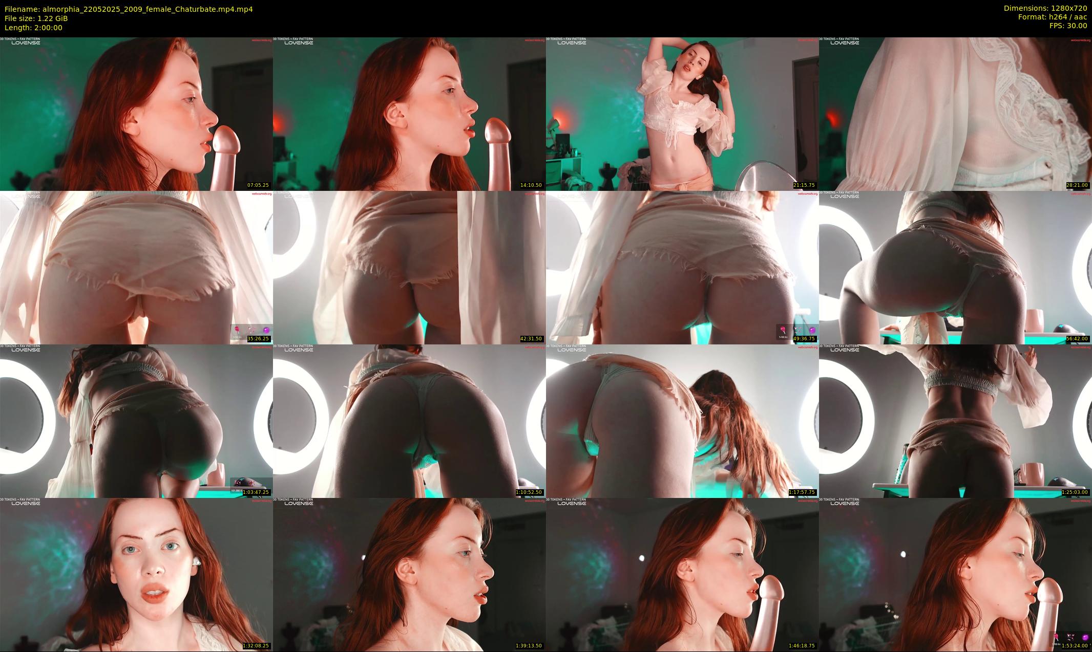 almorphia — 120 minute Chaturbate female cam show recording, 720p, May 22, 2025