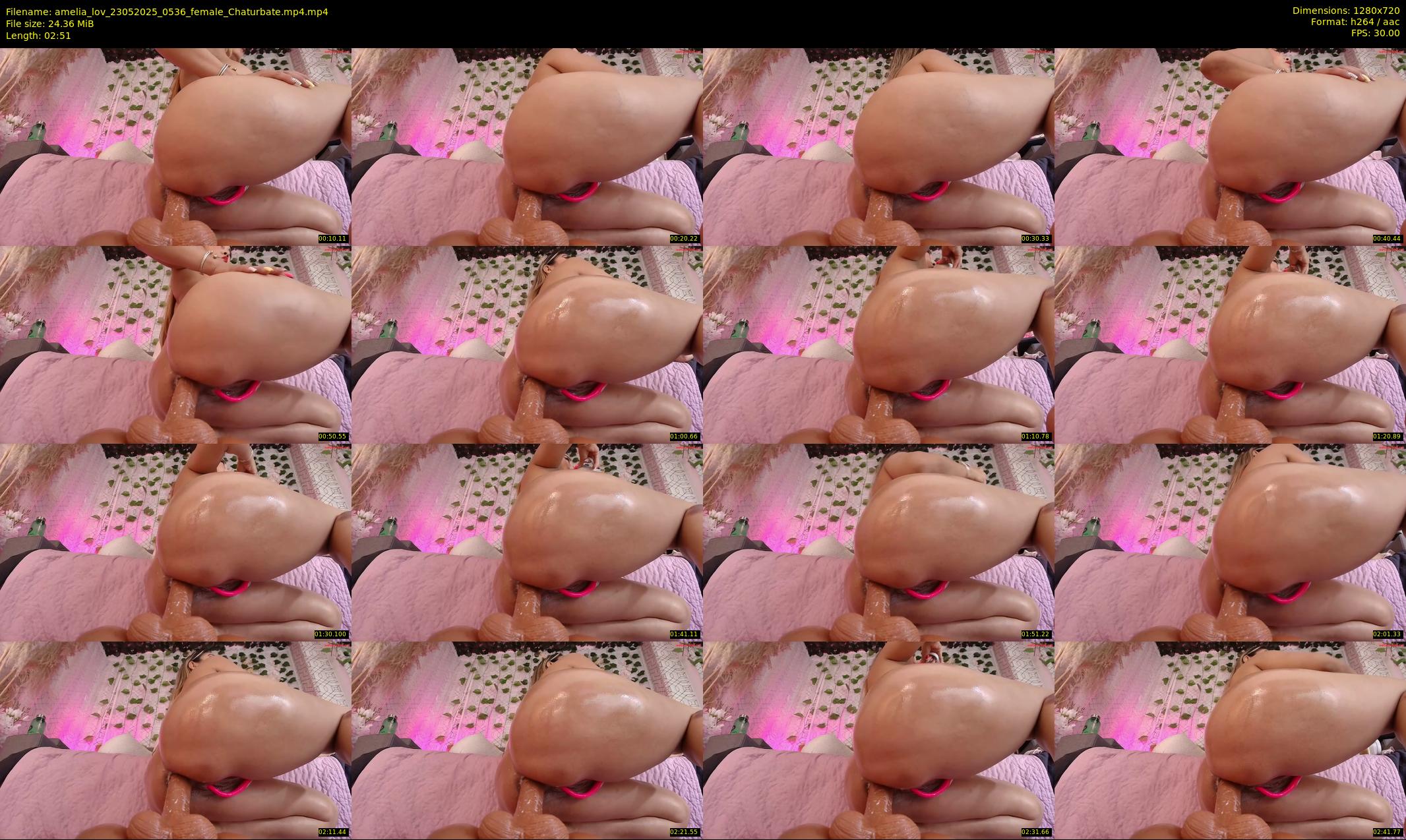 amelia_lov — 3 minute Chaturbate female cam show recording, 720p, May 23, 2025