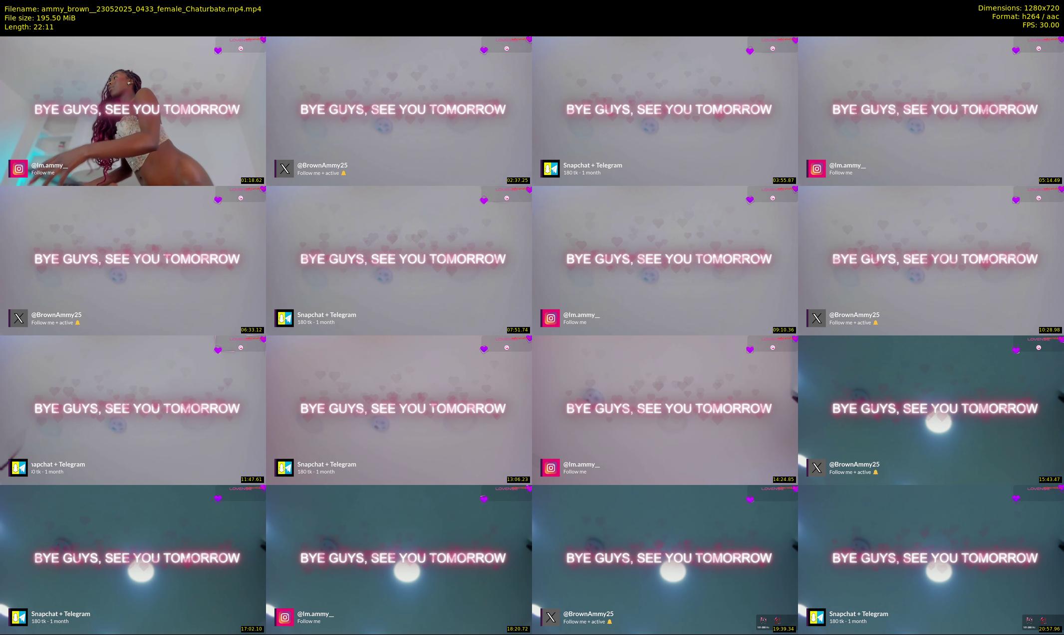 ammy_brown_ — 23 minute Chaturbate female cam show recording, 720p, May 23, 2025
