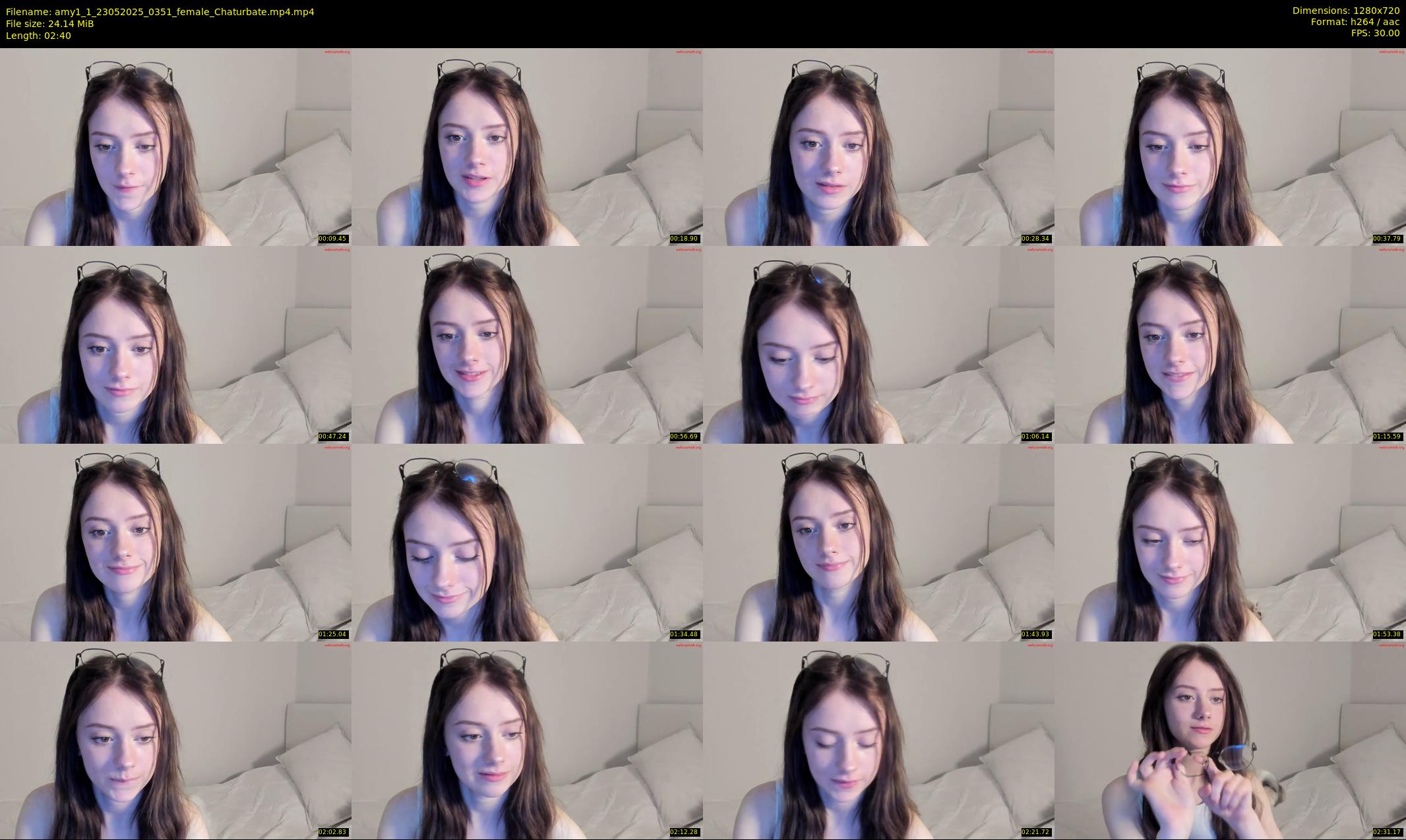 amy1_1 — 3 minute Chaturbate female cam show recording, 720p, May 23, 2025