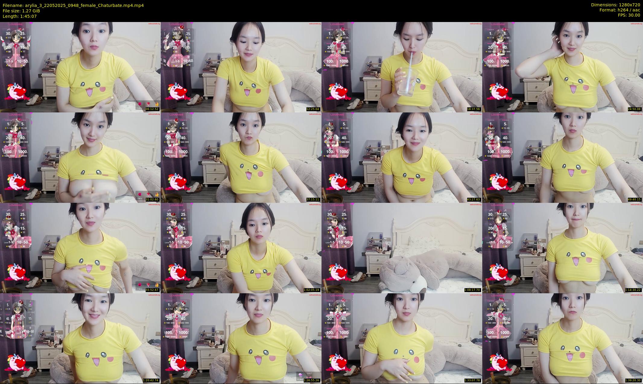 arylia_3 — 106 minute Chaturbate female cam show recording, 720p, May 22, 2025