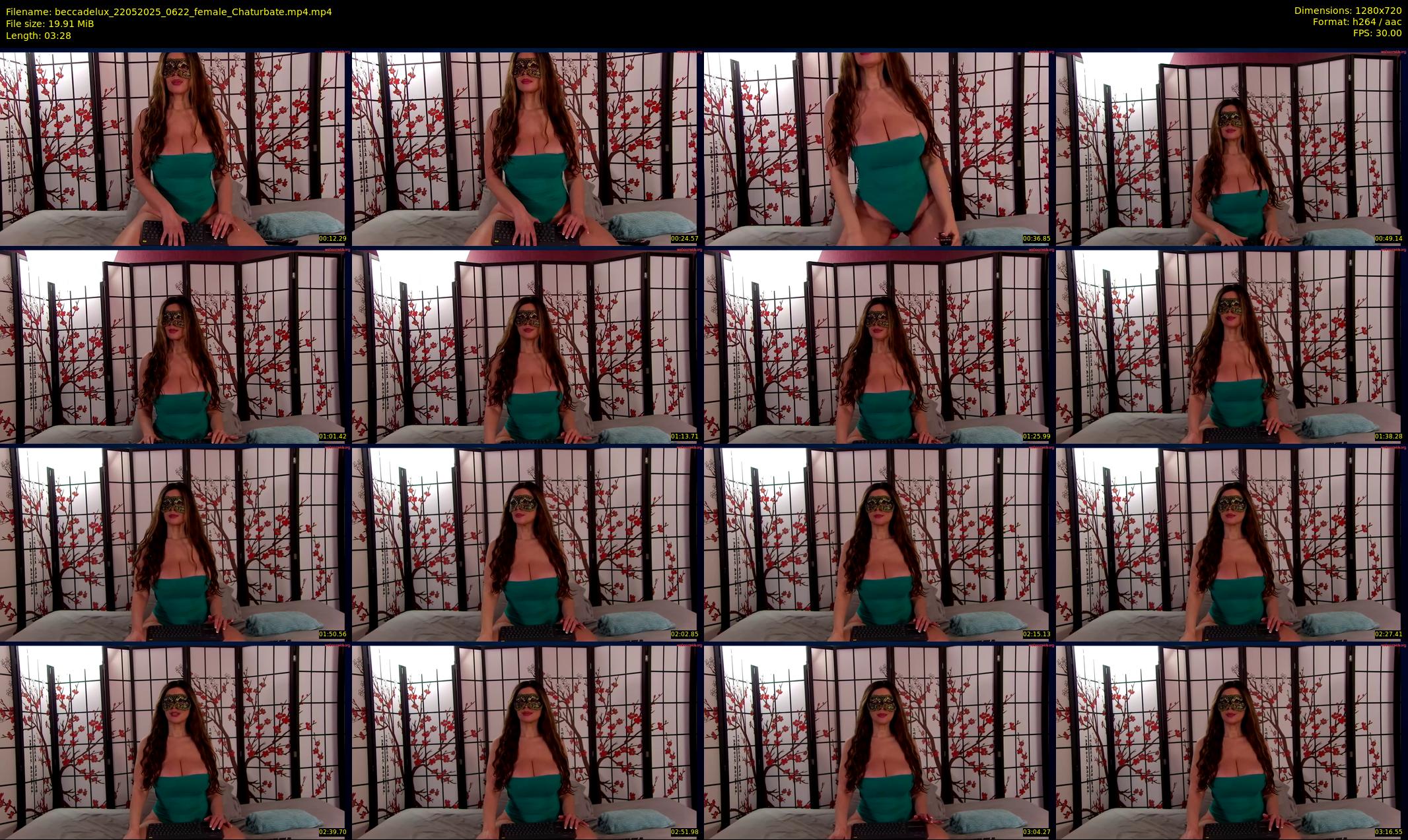 beccadelux — 4 minute Chaturbate female cam show recording, 720p, May 22, 2025