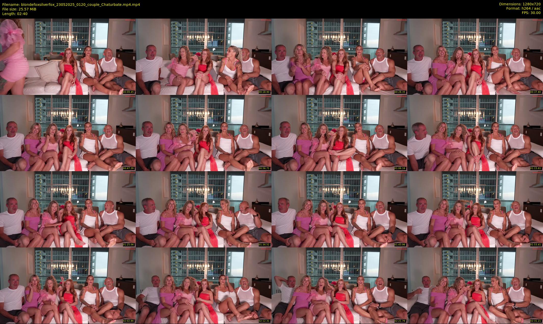 blondefoxsilverfox — 3 minute Chaturbate couple cam show recording, 720p, May 23, 2025