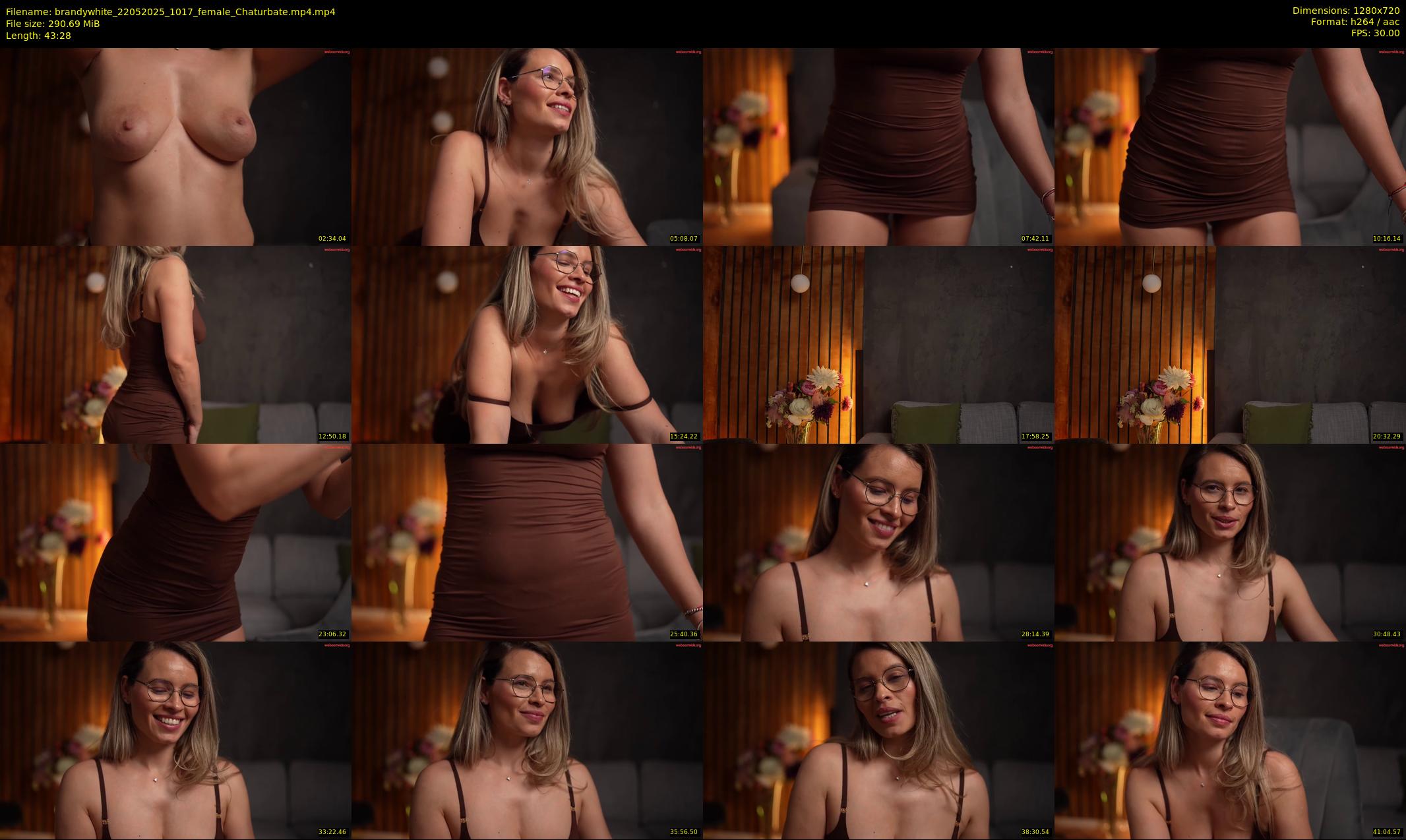 brandywhite — 44 minute Chaturbate female cam show recording, 720p, May 22, 2025